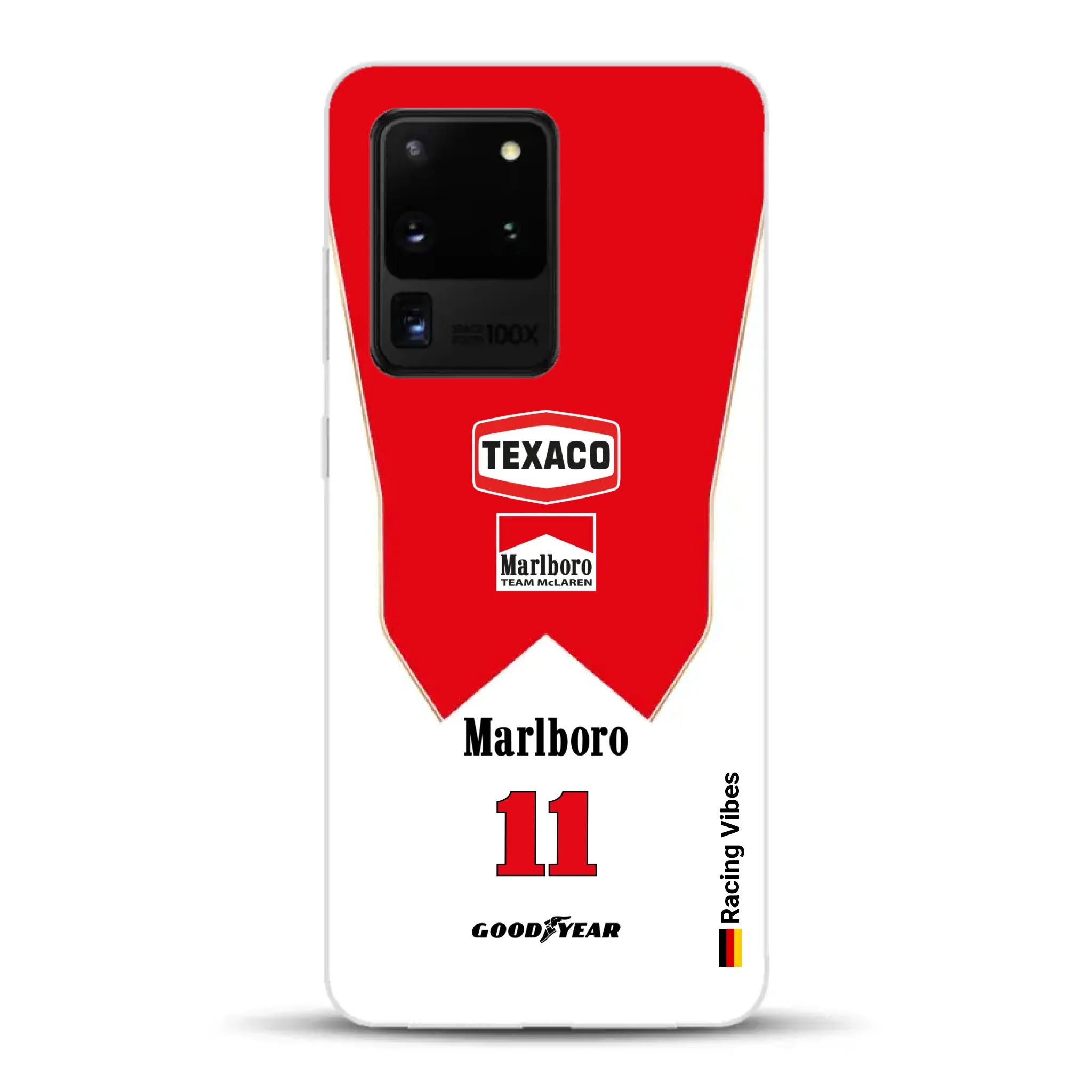 James Hunt McLaren M23 Livery - Individuelle Handyhülle für Samsung