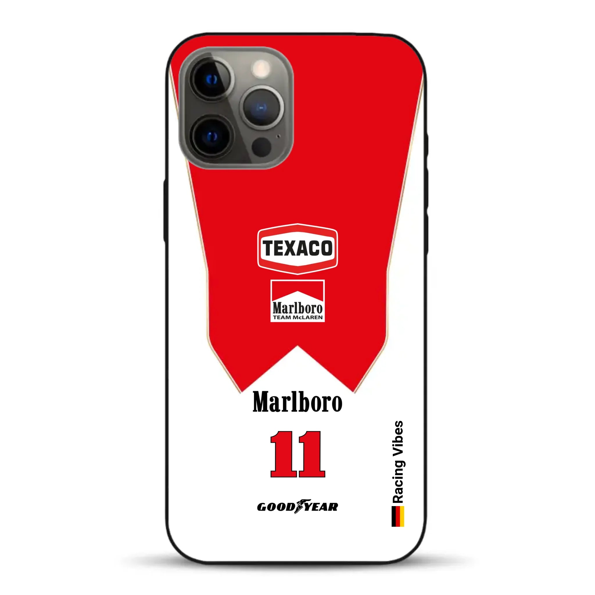 James Hunt McLaren M23 Livery - Individuelle Handyhülle für iPhone