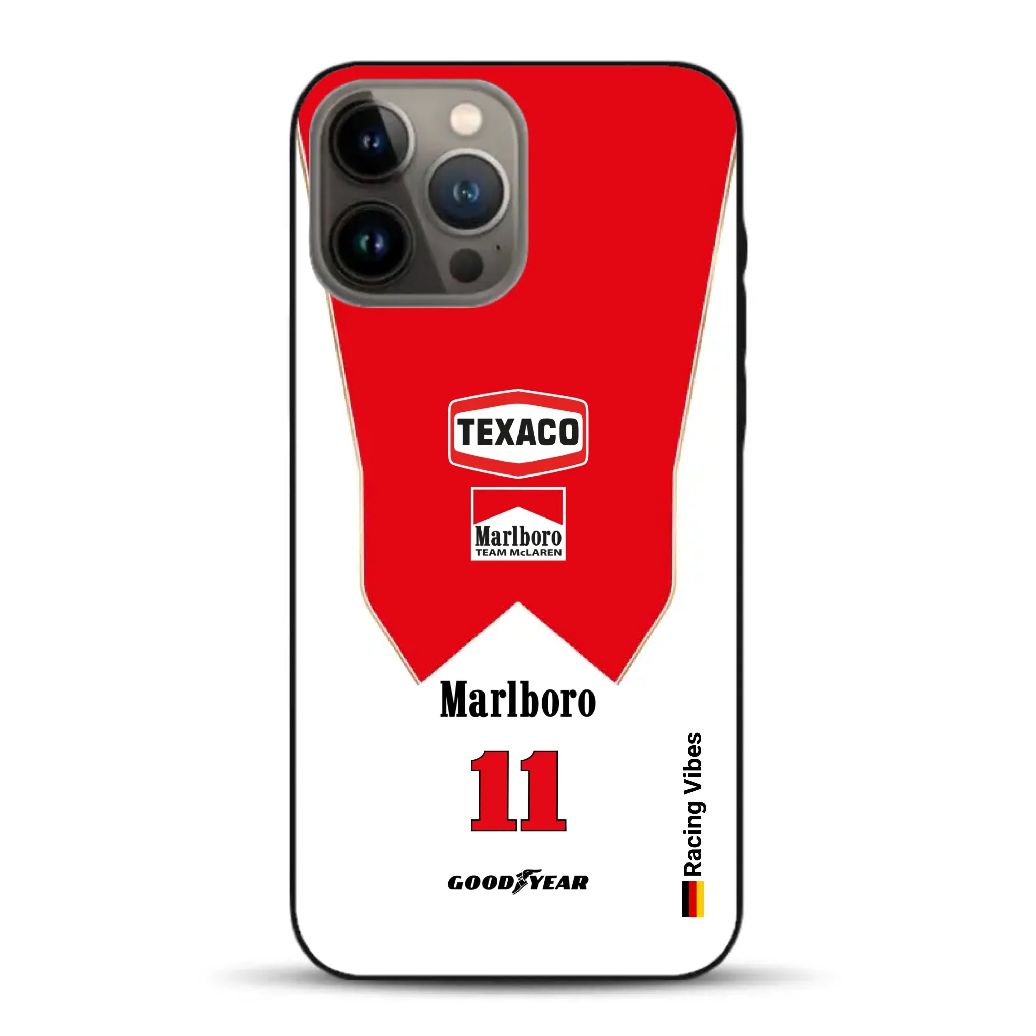 James Hunt McLaren M23 Livery - Individuelle Handyhülle für iPhone