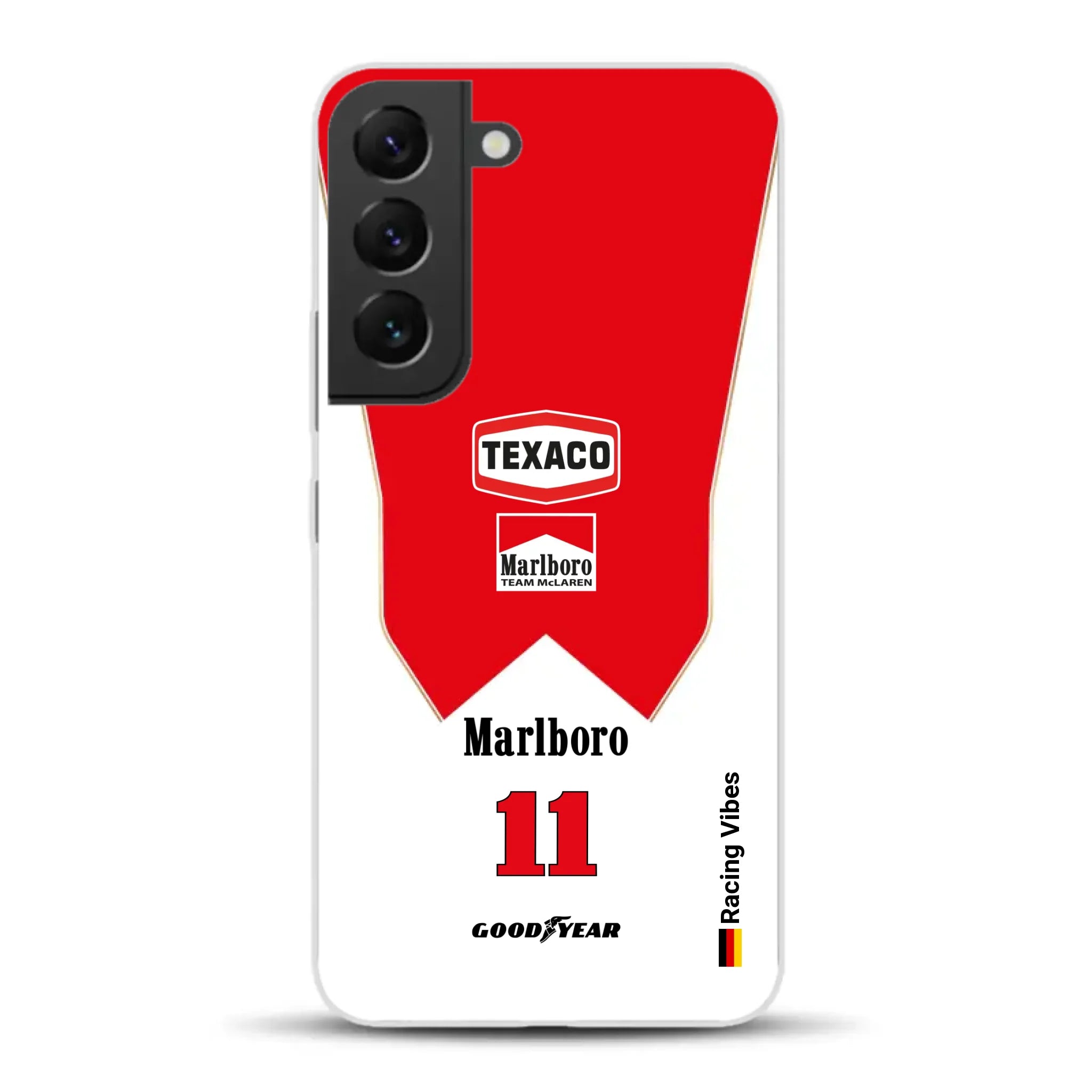 James Hunt McLaren M23 Livery - Individuelle Handyhülle für Samsung