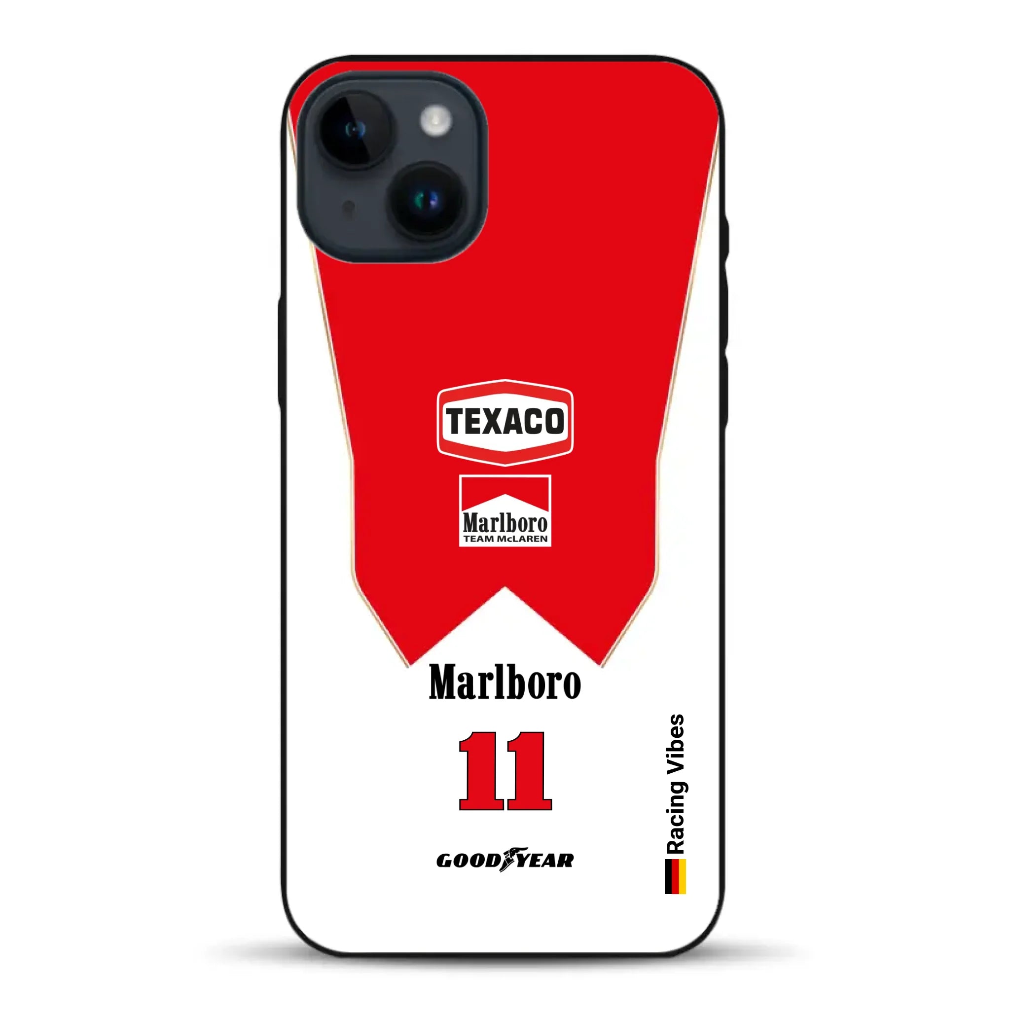 James Hunt McLaren M23 Livery - Individuelle Handyhülle für iPhone