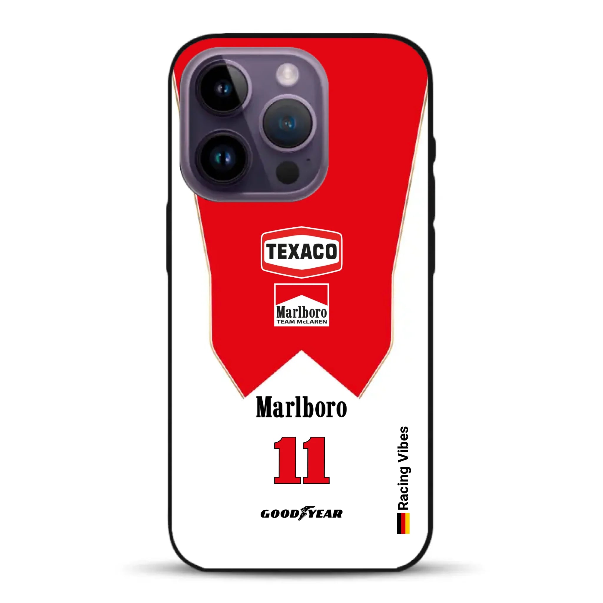 James Hunt McLaren M23 Livery - Individuelle Handyhülle für iPhone