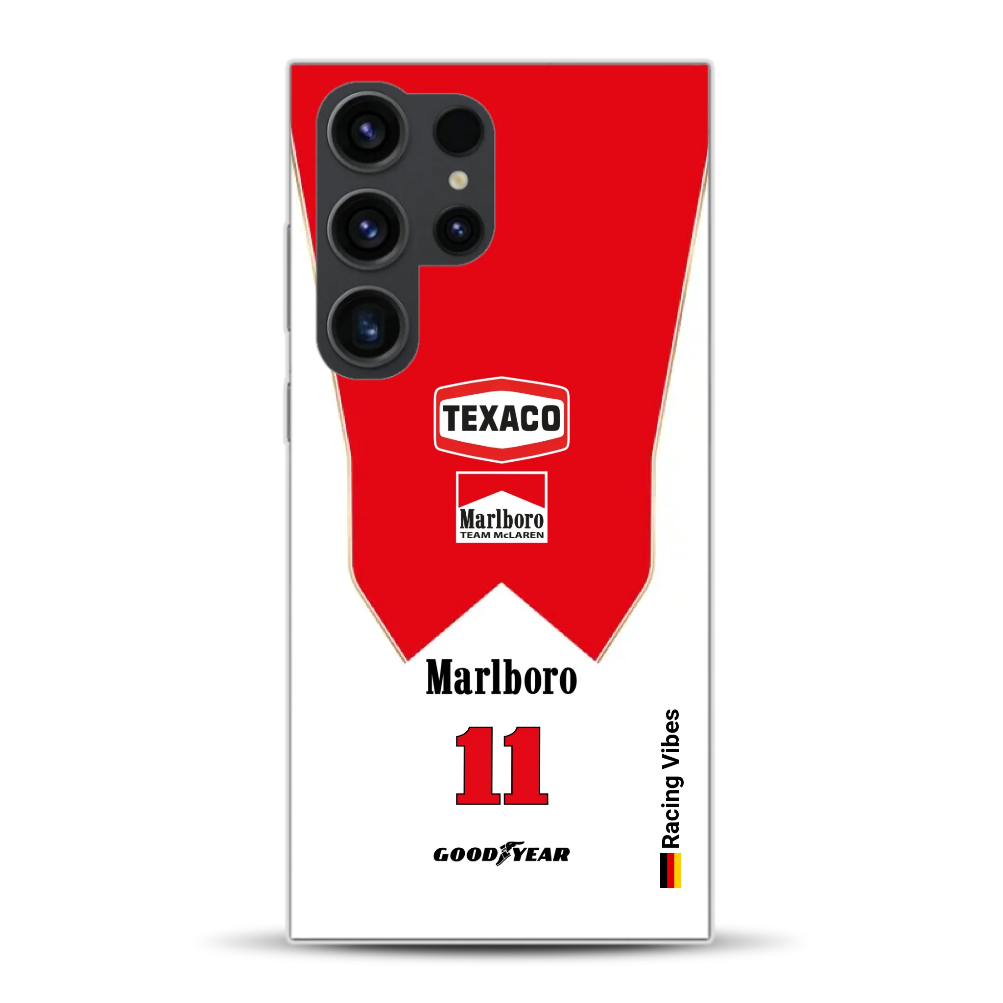 James Hunt McLaren M23 Livery - Individuelle Handyhülle für Samsung