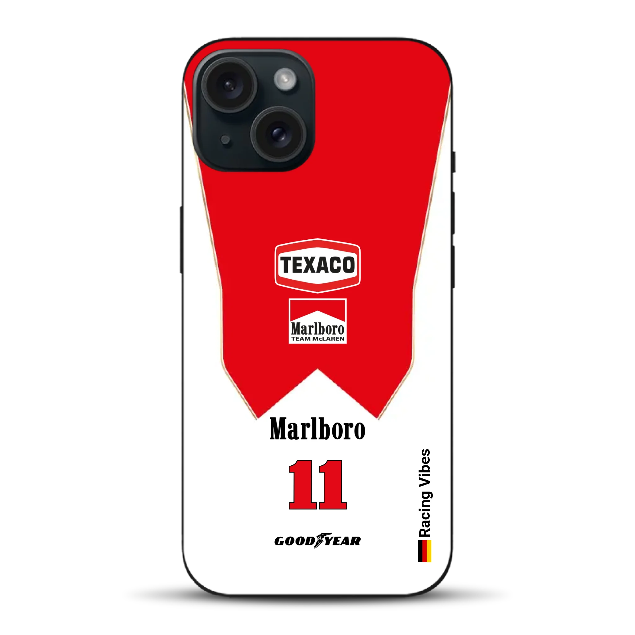 James Hunt McLaren M23 Livery - Individuelle Handyhülle für iPhone
