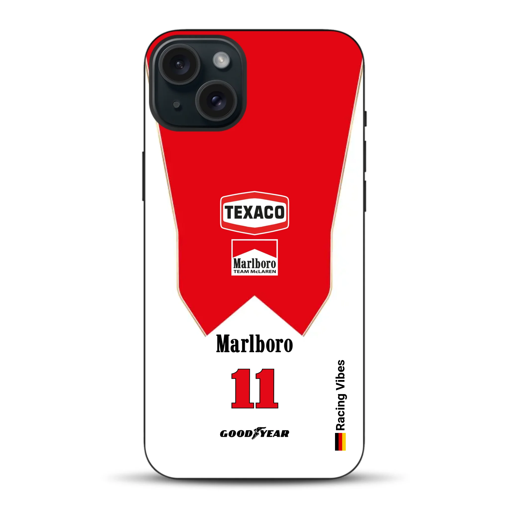 James Hunt McLaren M23 Livery - Individuelle Handyhülle für iPhone