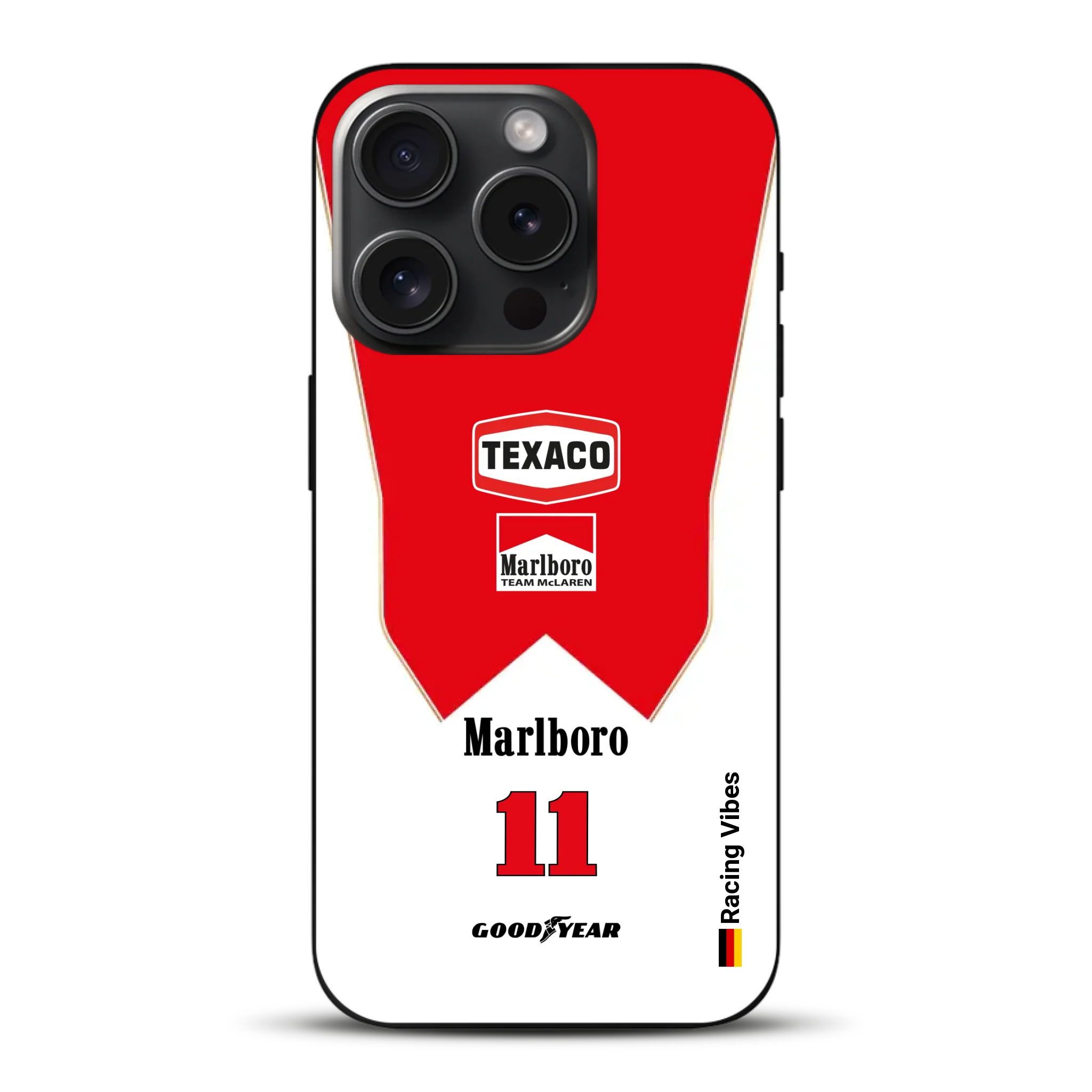 James Hunt McLaren M23 Livery - Individuelle Handyhülle für iPhone