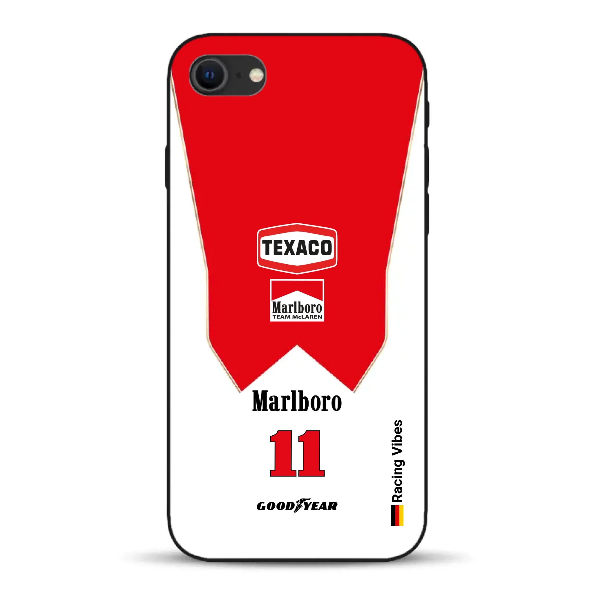 James Hunt McLaren M23 Livery - Individuelle Handyhülle für iPhone