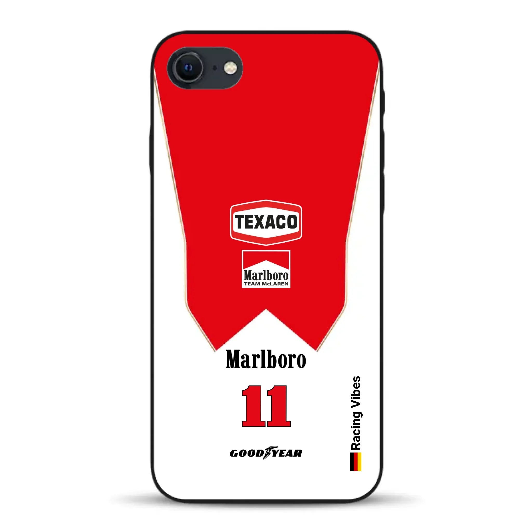 James Hunt McLaren M23 Livery - Individuelle Handyhülle für iPhone