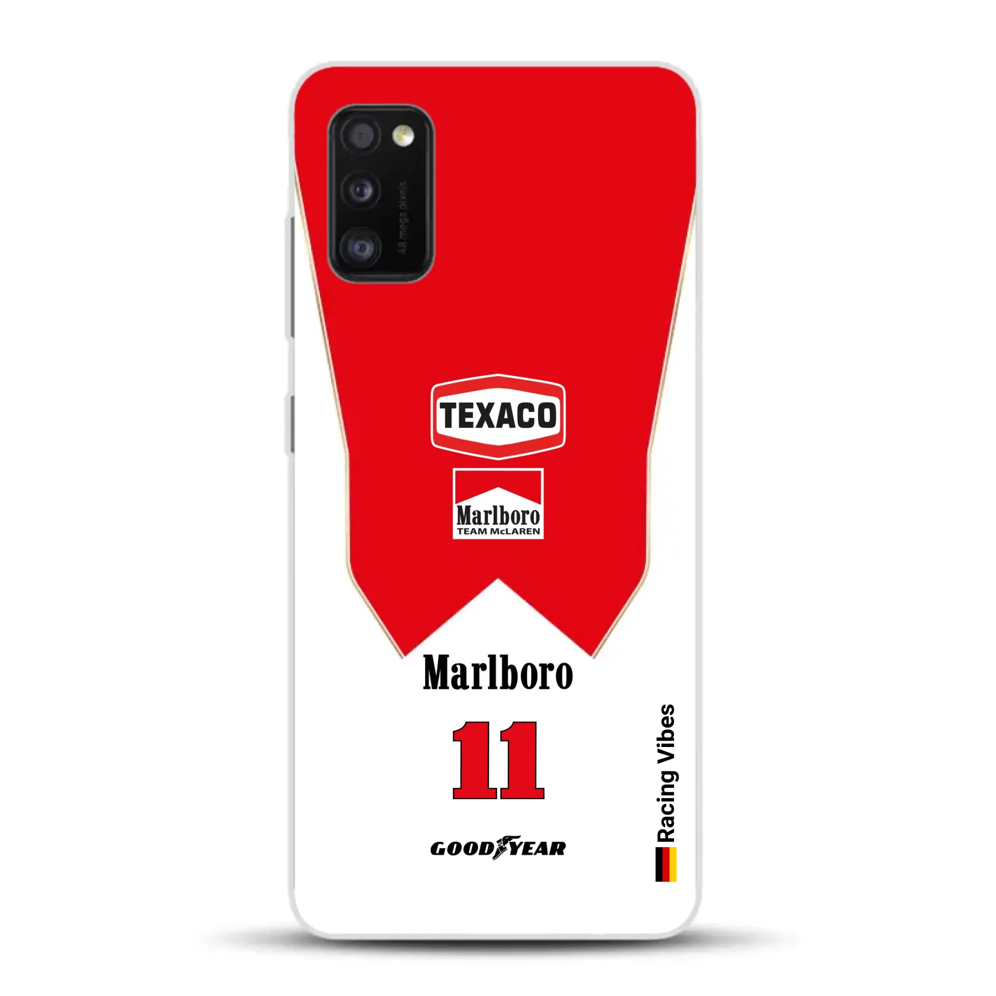 James Hunt McLaren M23 Livery - Individuelle Handyhülle für Samsung
