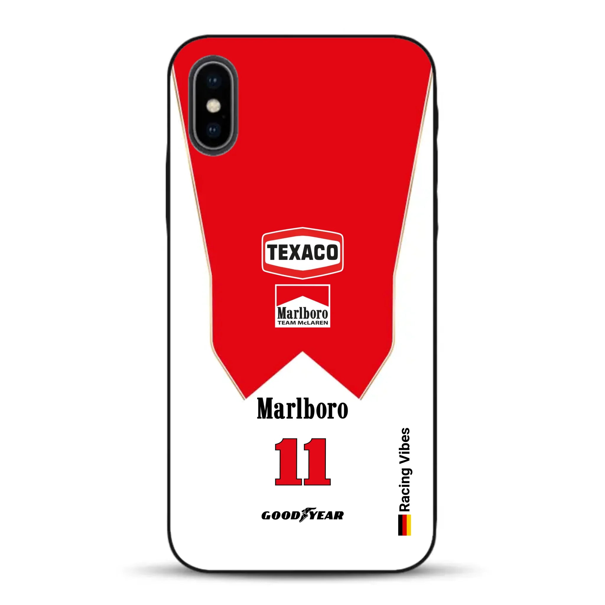 James Hunt McLaren M23 Livery - Individuelle Handyhülle für iPhone