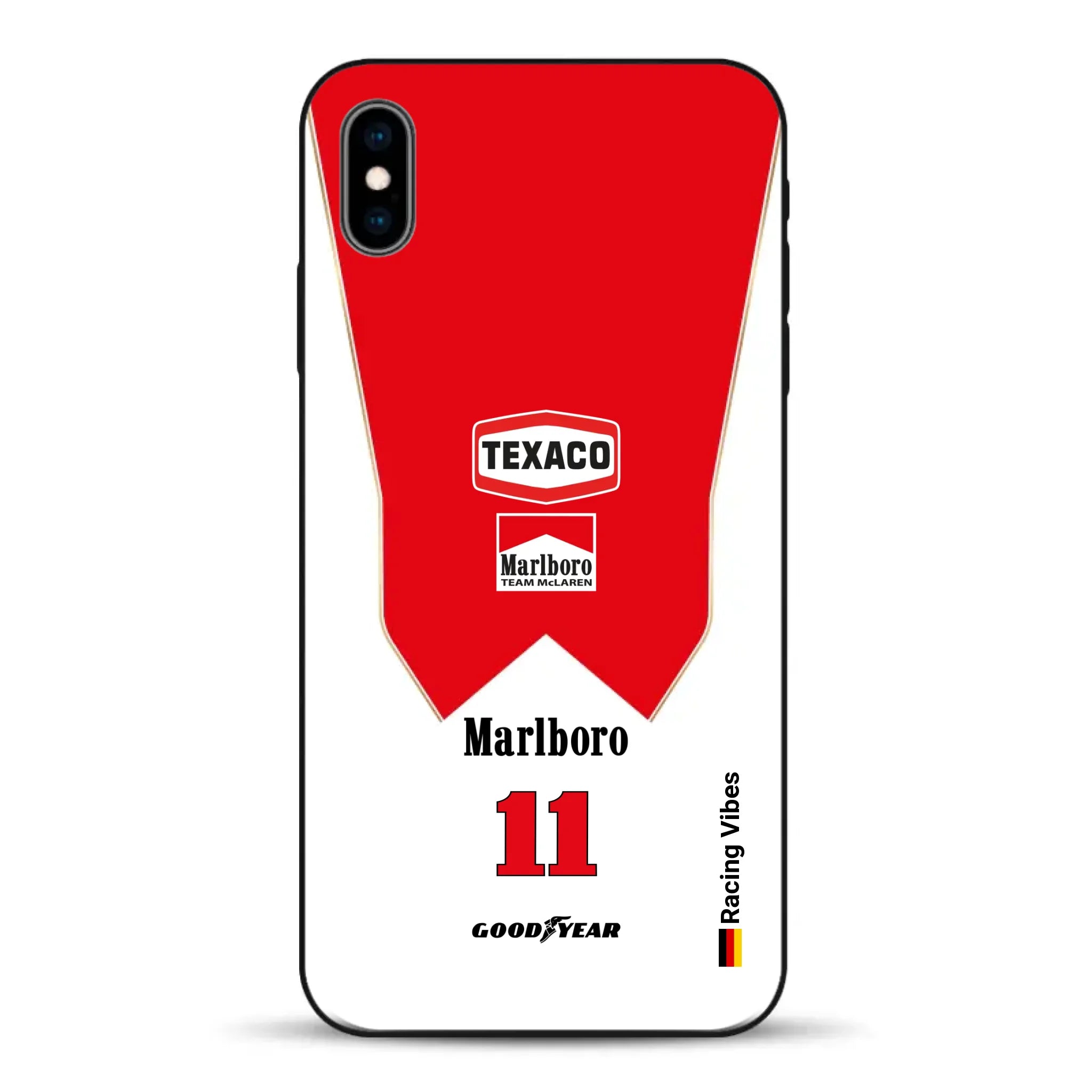 James Hunt McLaren M23 Livery - Individuelle Handyhülle für iPhone
