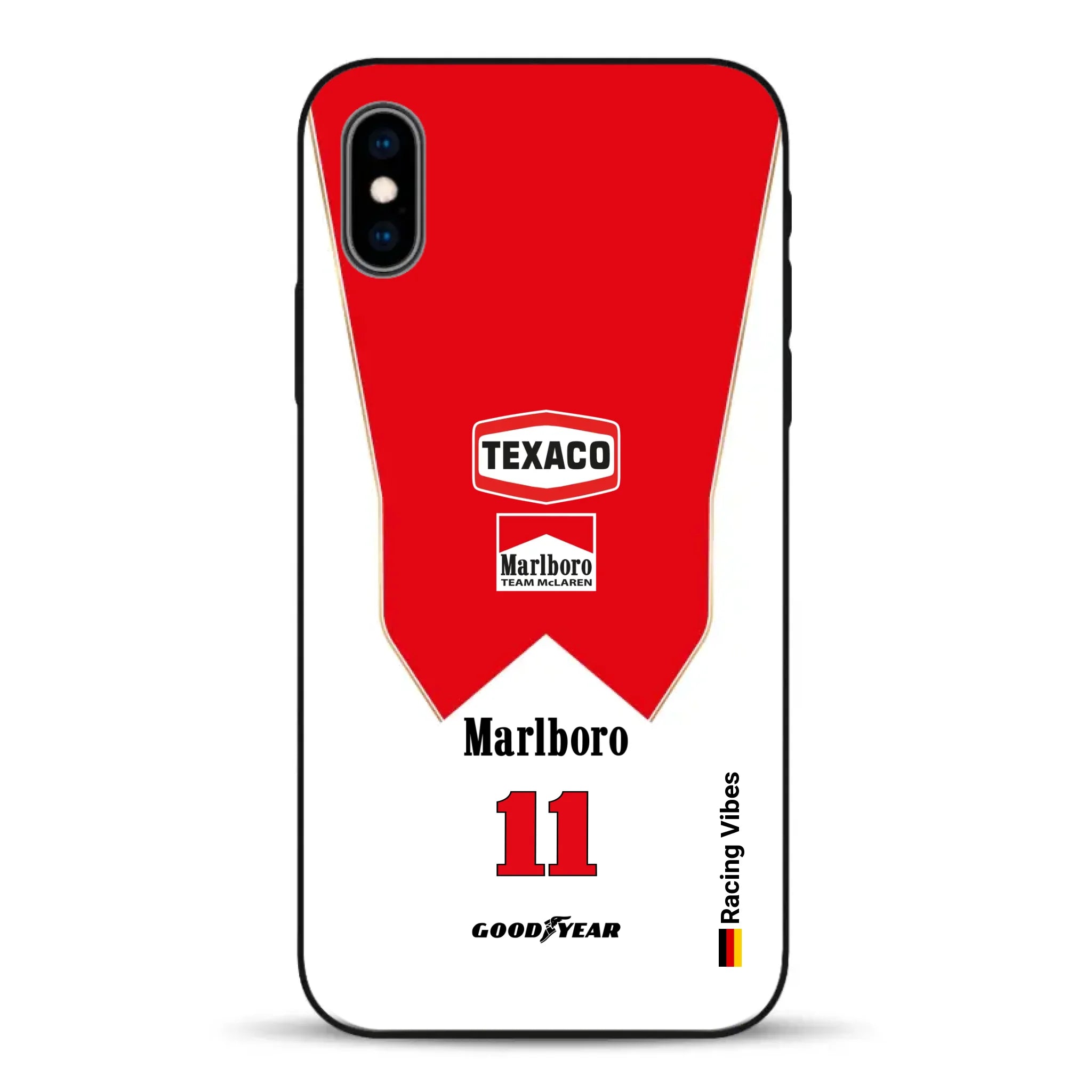 James Hunt McLaren M23 Livery - Individuelle Handyhülle für iPhone