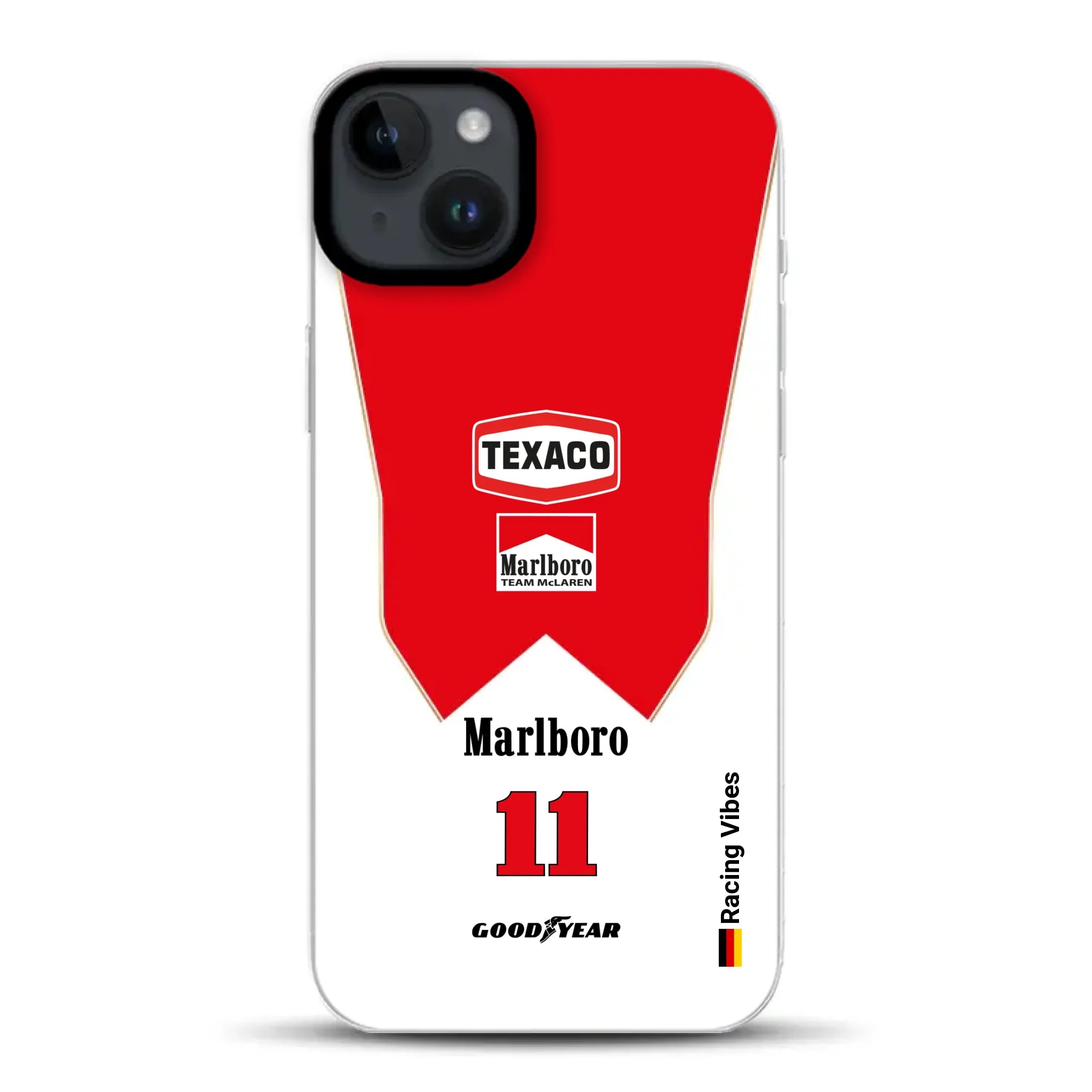 James Hunt McLaren M23 Livery - Custodia per cellulare personalizzata per iPhone