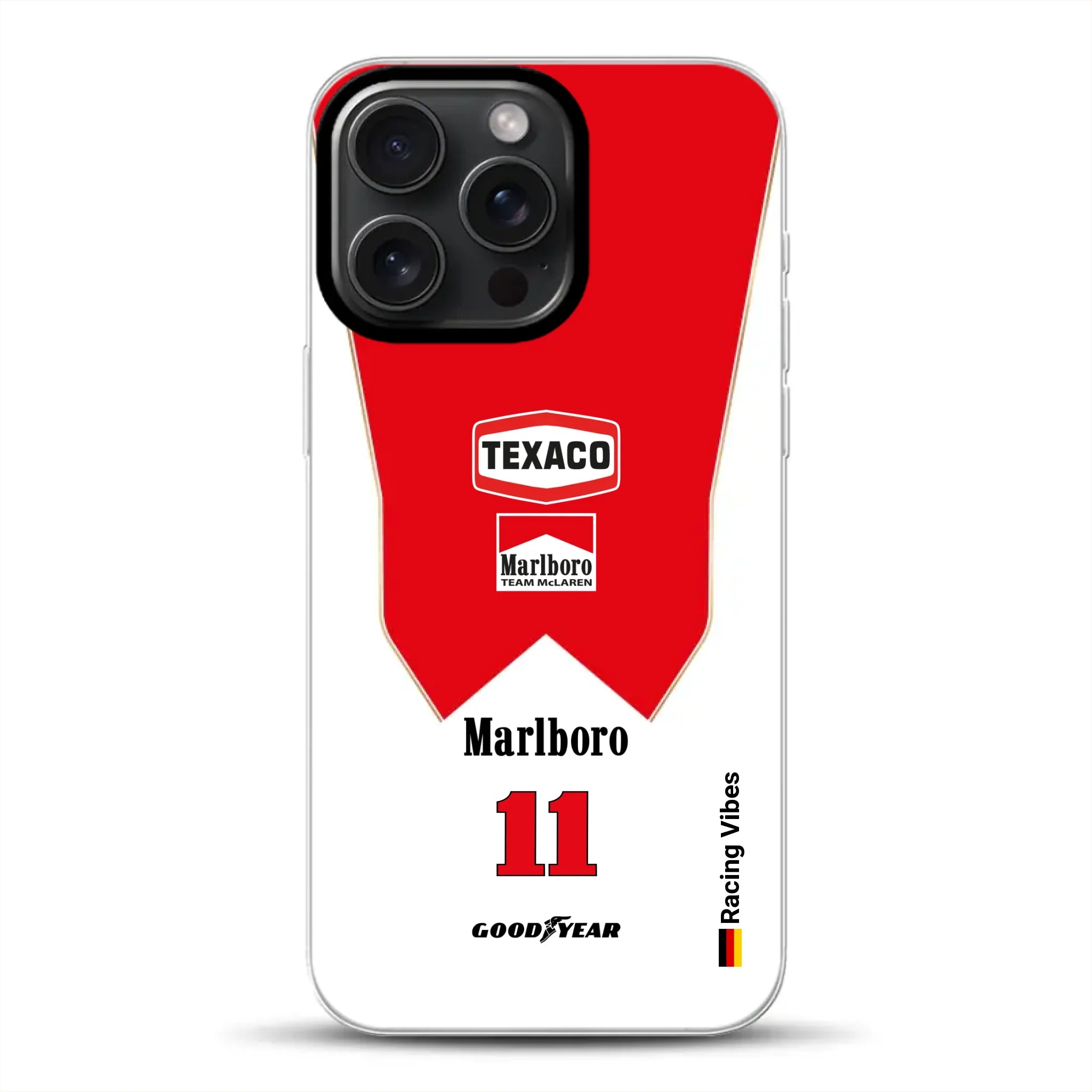 James Hunt McLaren M23 Livery - Individuelle Handyhülle für iPhone