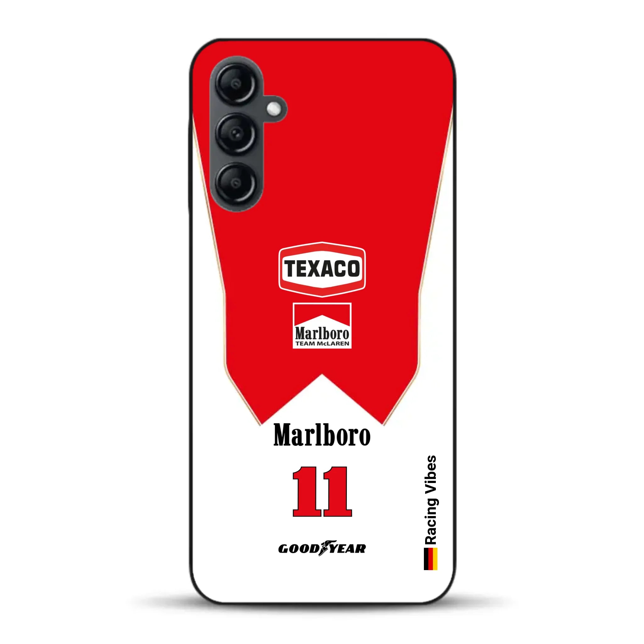 James Hunt McLaren M23 Livery - Individuelle Handyhülle für Samsung
