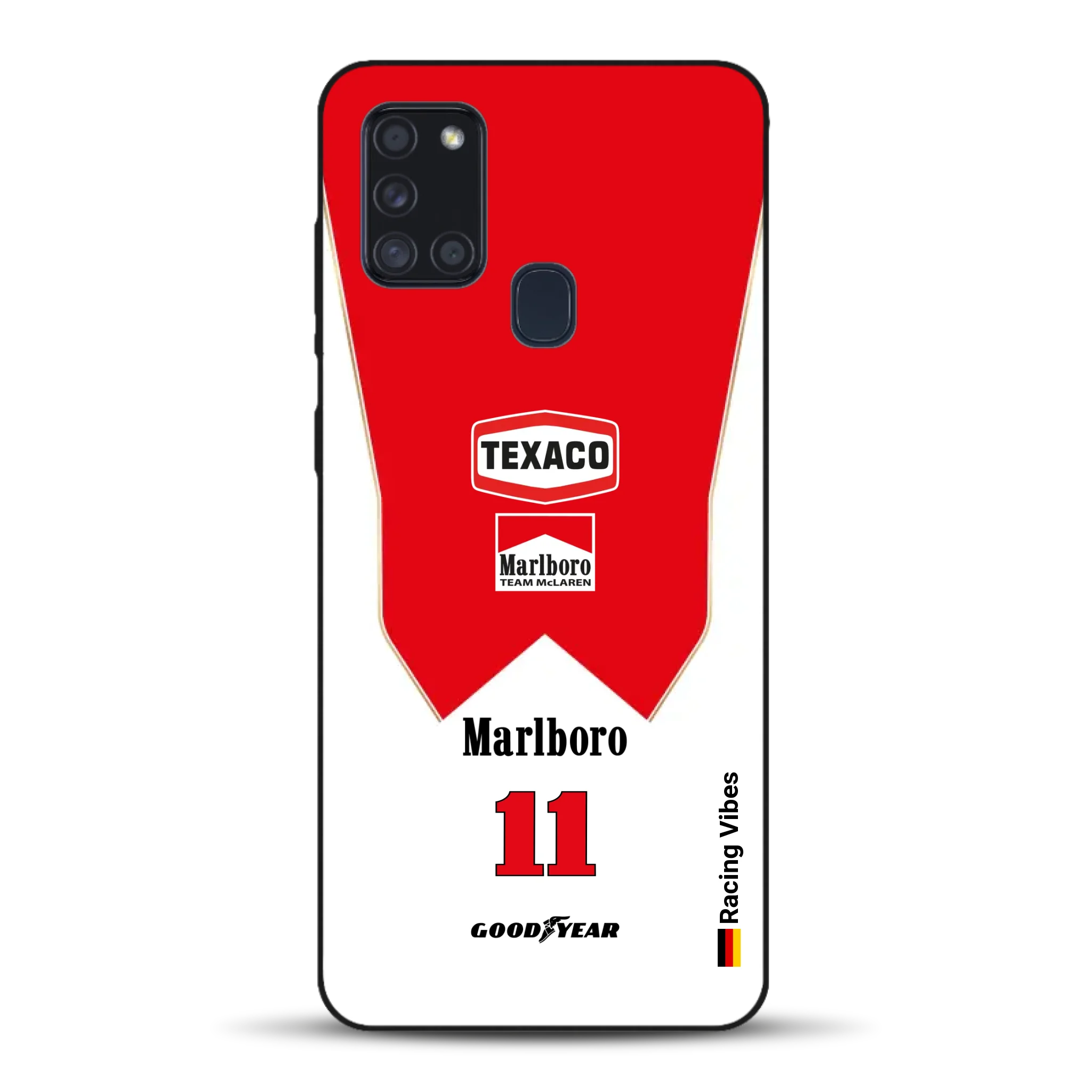 James Hunt McLaren M23 Livery - Individuelle Handyhülle für Samsung