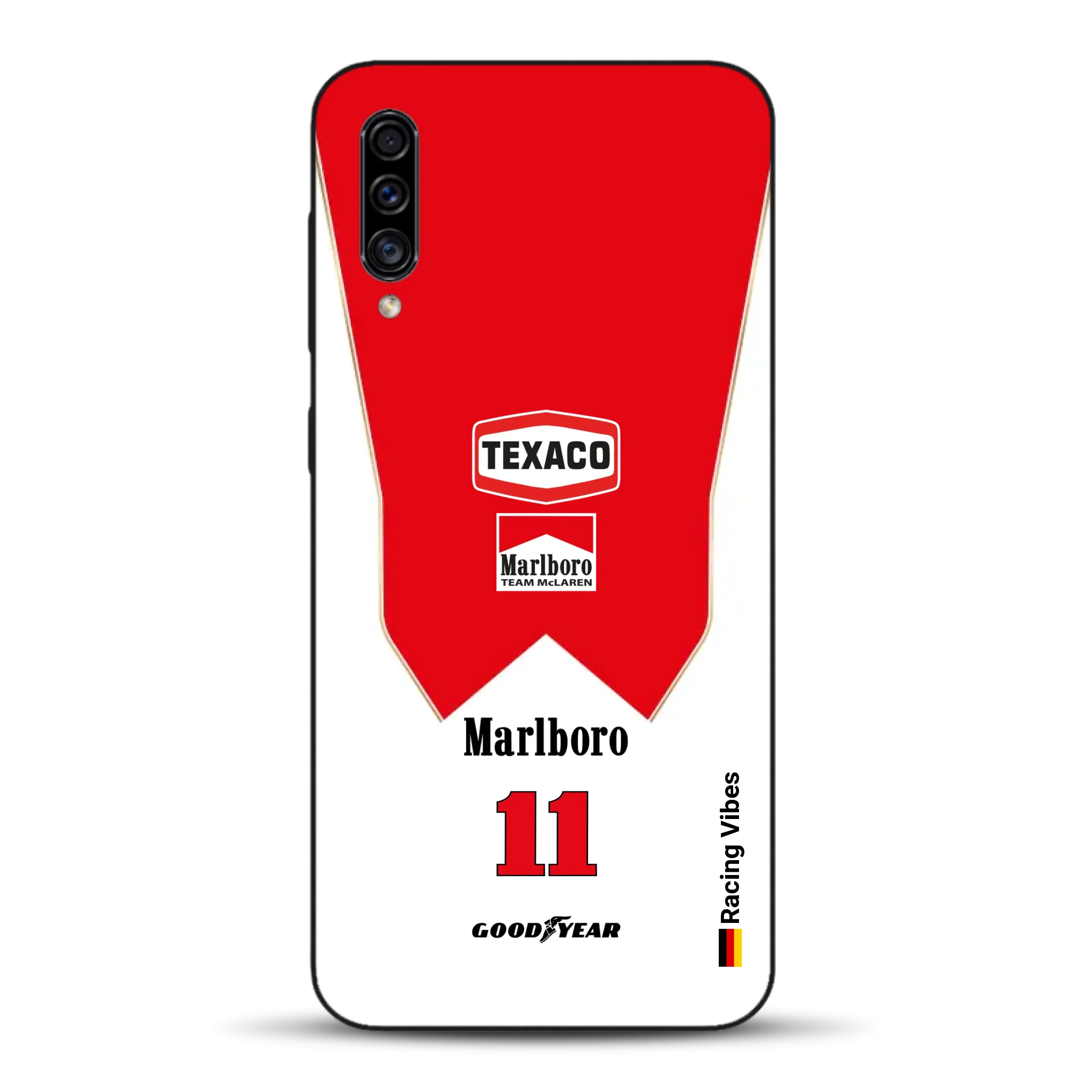 James Hunt McLaren M23 Livery - Individuelle Handyhülle für Samsung