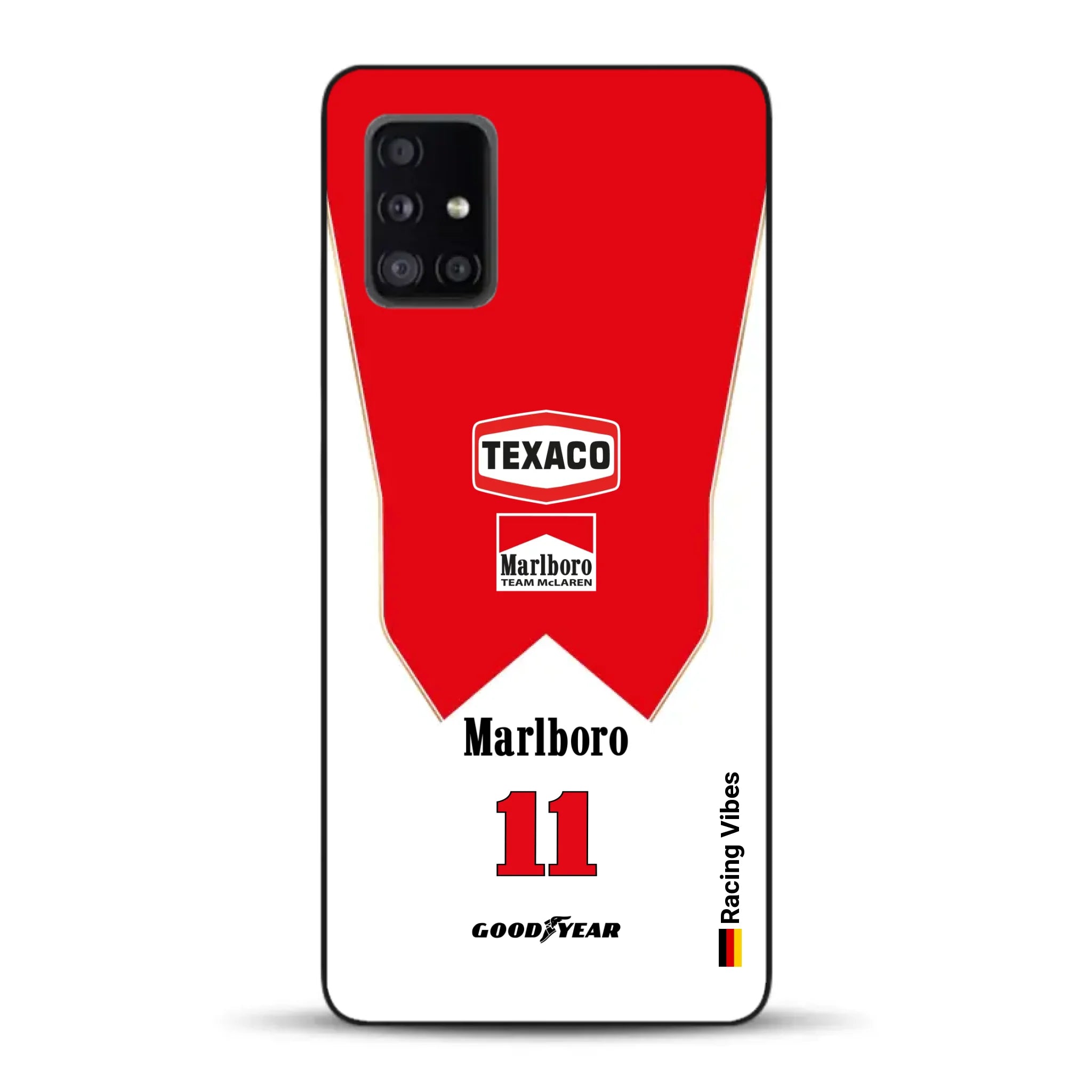 James Hunt McLaren M23 Livery - Individuelle Handyhülle für Samsung