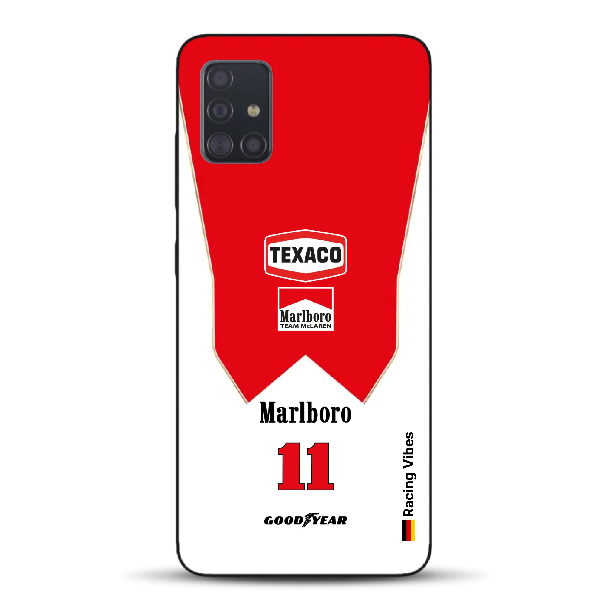 James Hunt McLaren M23 Livery - Individuelle Handyhülle für Samsung