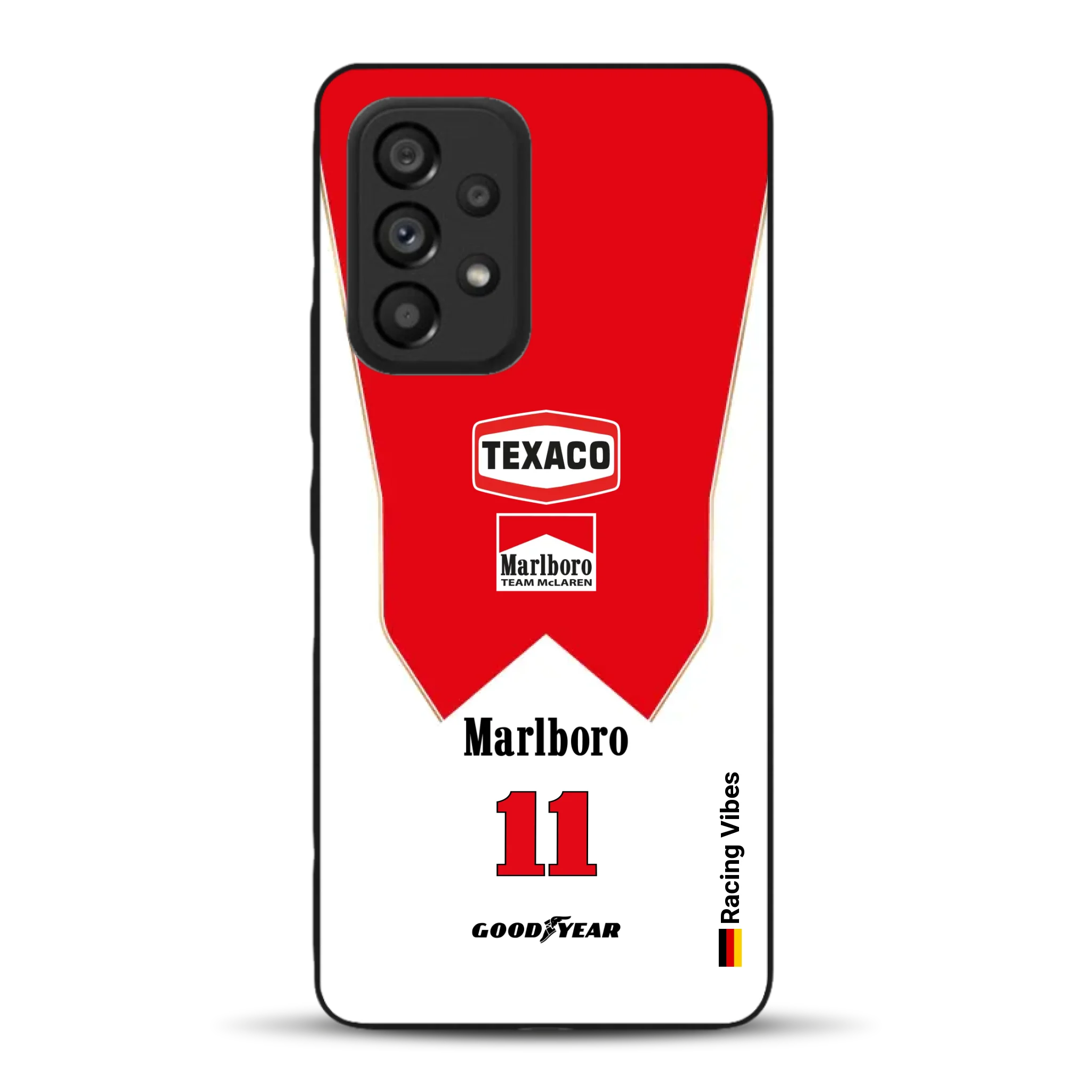 James Hunt McLaren M23 Livery - Individuelle Handyhülle für Samsung
