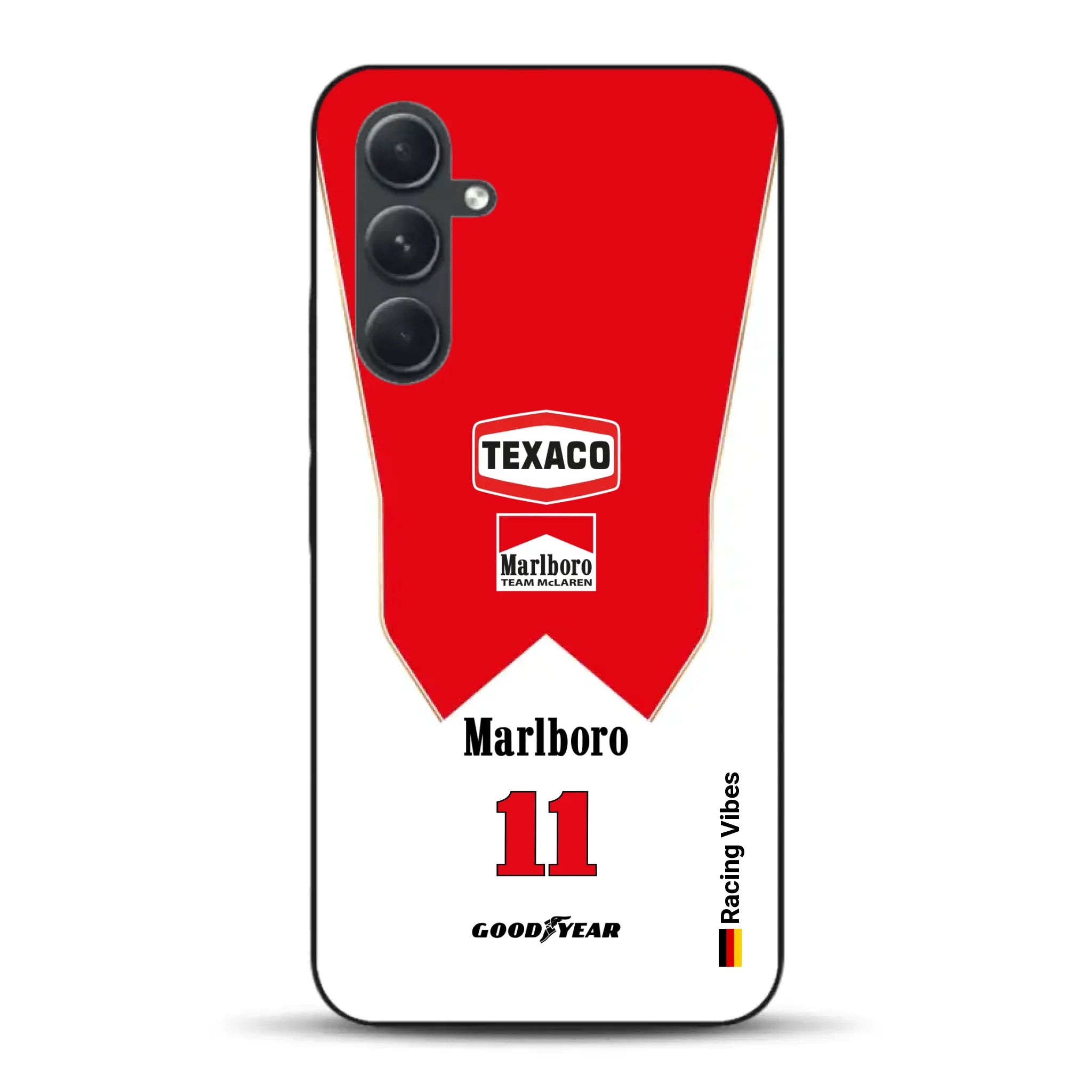 James Hunt McLaren M23 Livery - Individuelle Handyhülle für Samsung