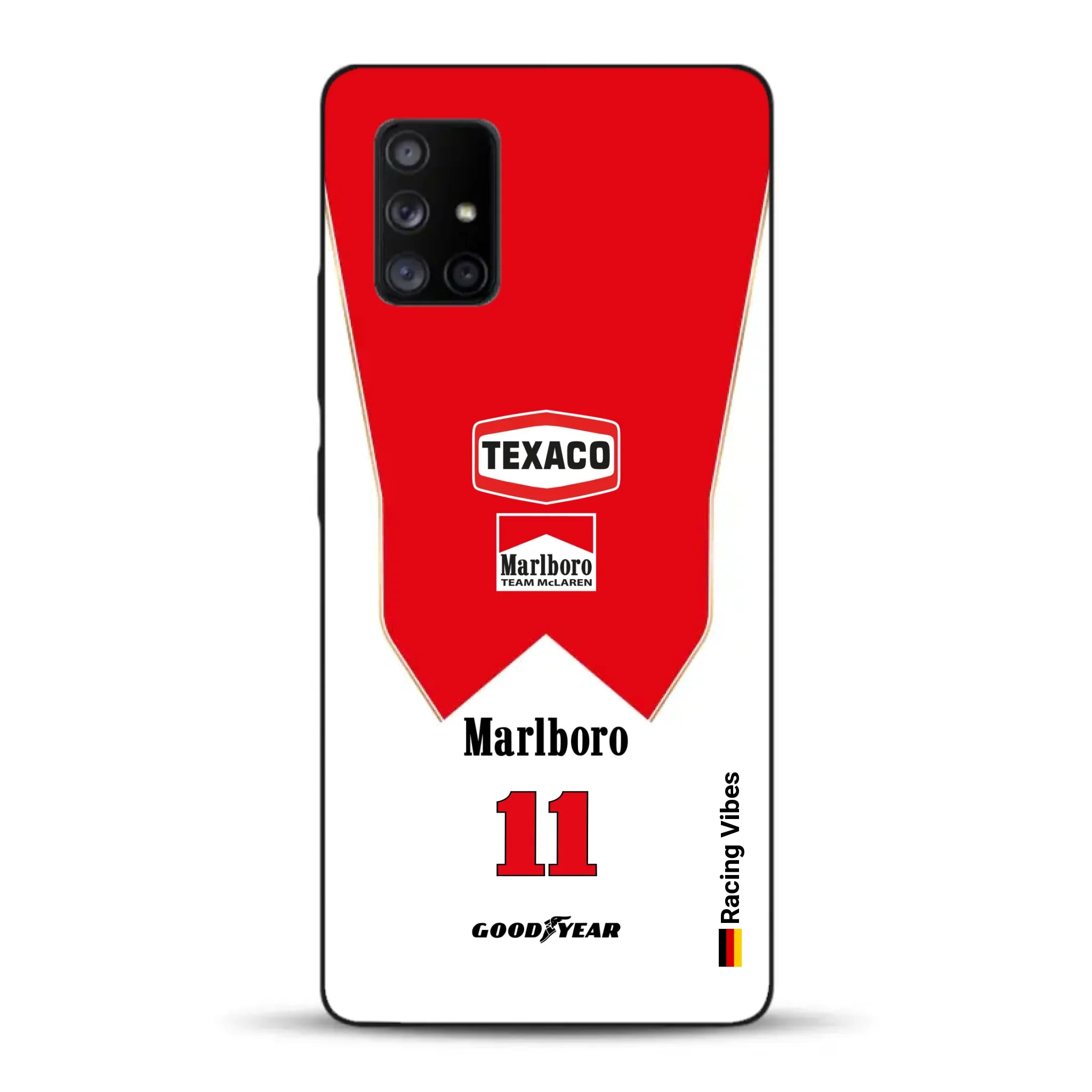 James Hunt McLaren M23 Livery - Individuelle Handyhülle für Samsung