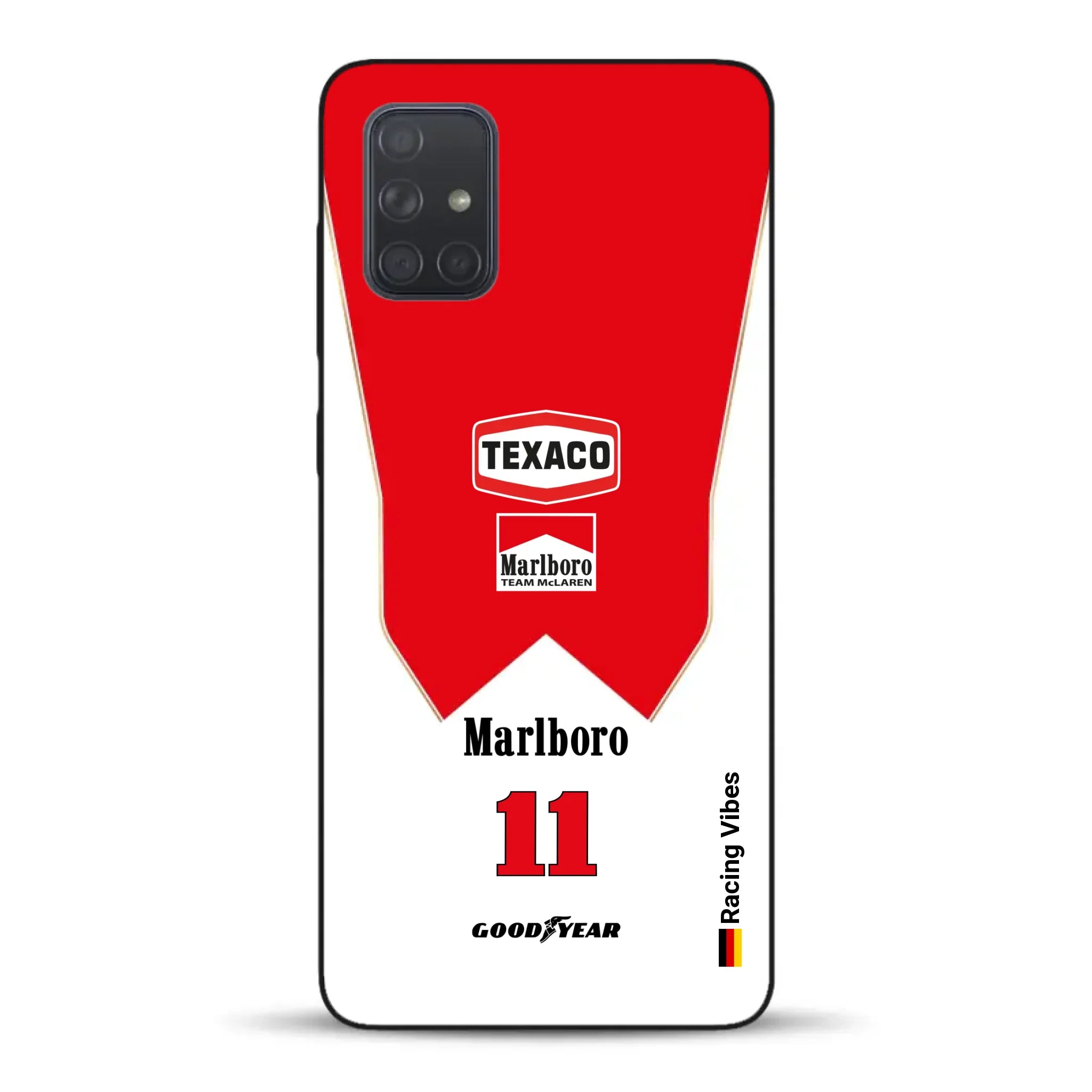 James Hunt McLaren M23 Livery - Individuelle Handyhülle für Samsung