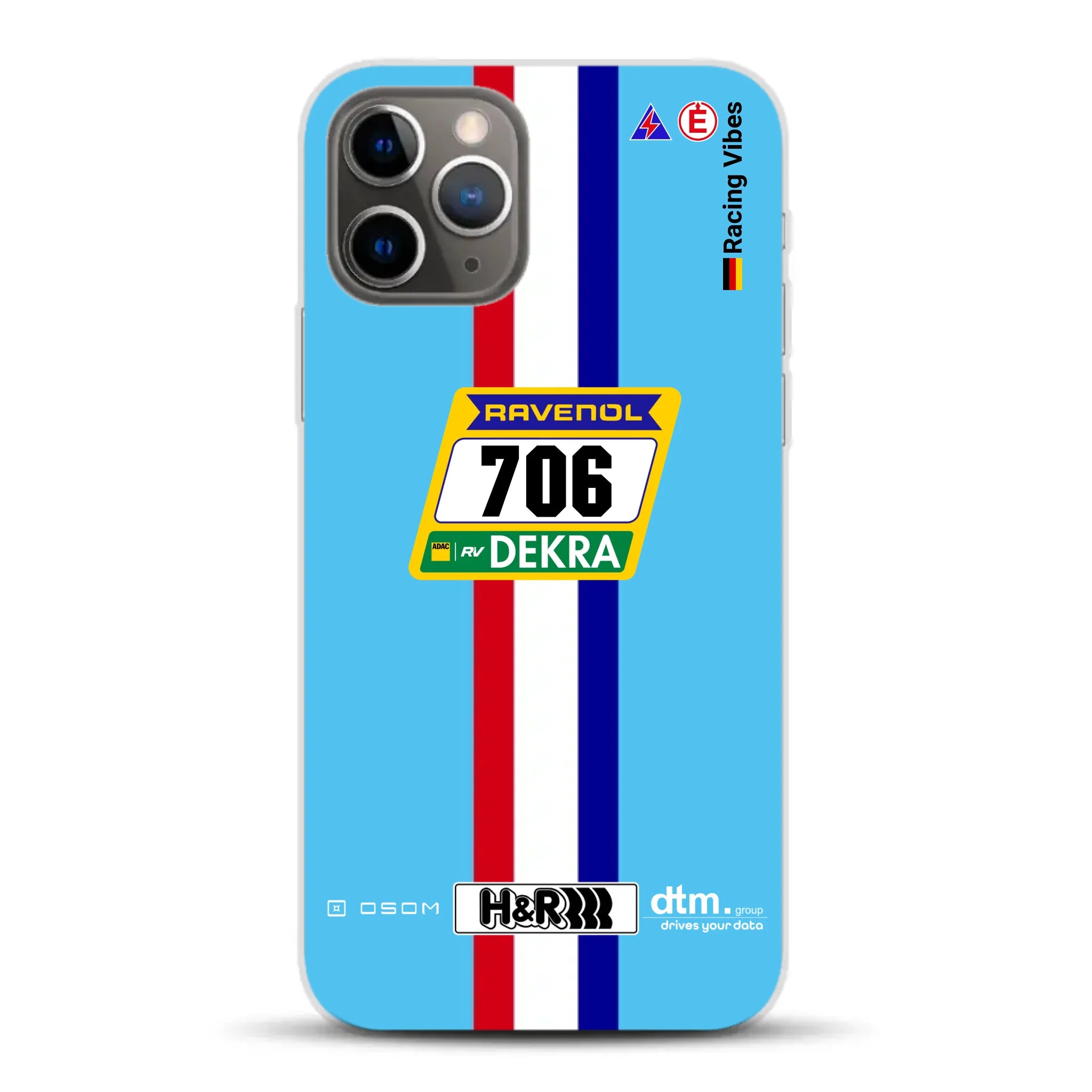 Glickenhaus SCG004c Nürburgring 2024 Livery - Custodia per cellulare personalizzata per iPhone