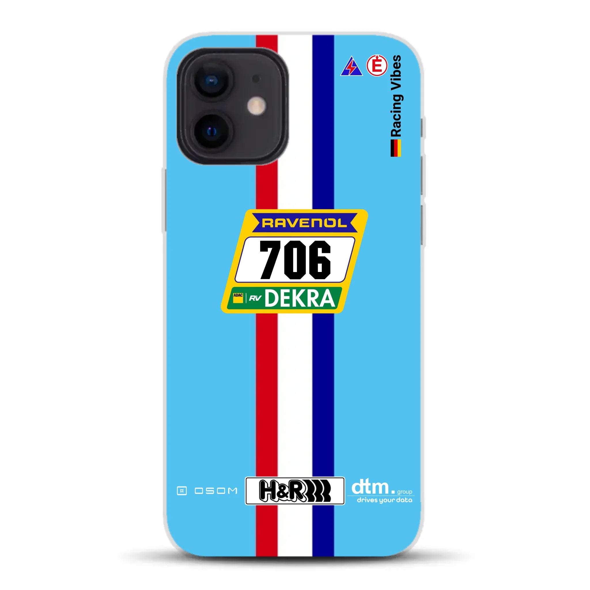 Glickenhaus SCG004c Nürburgring 2024 Livery - Custodia per cellulare personalizzata per iPhone