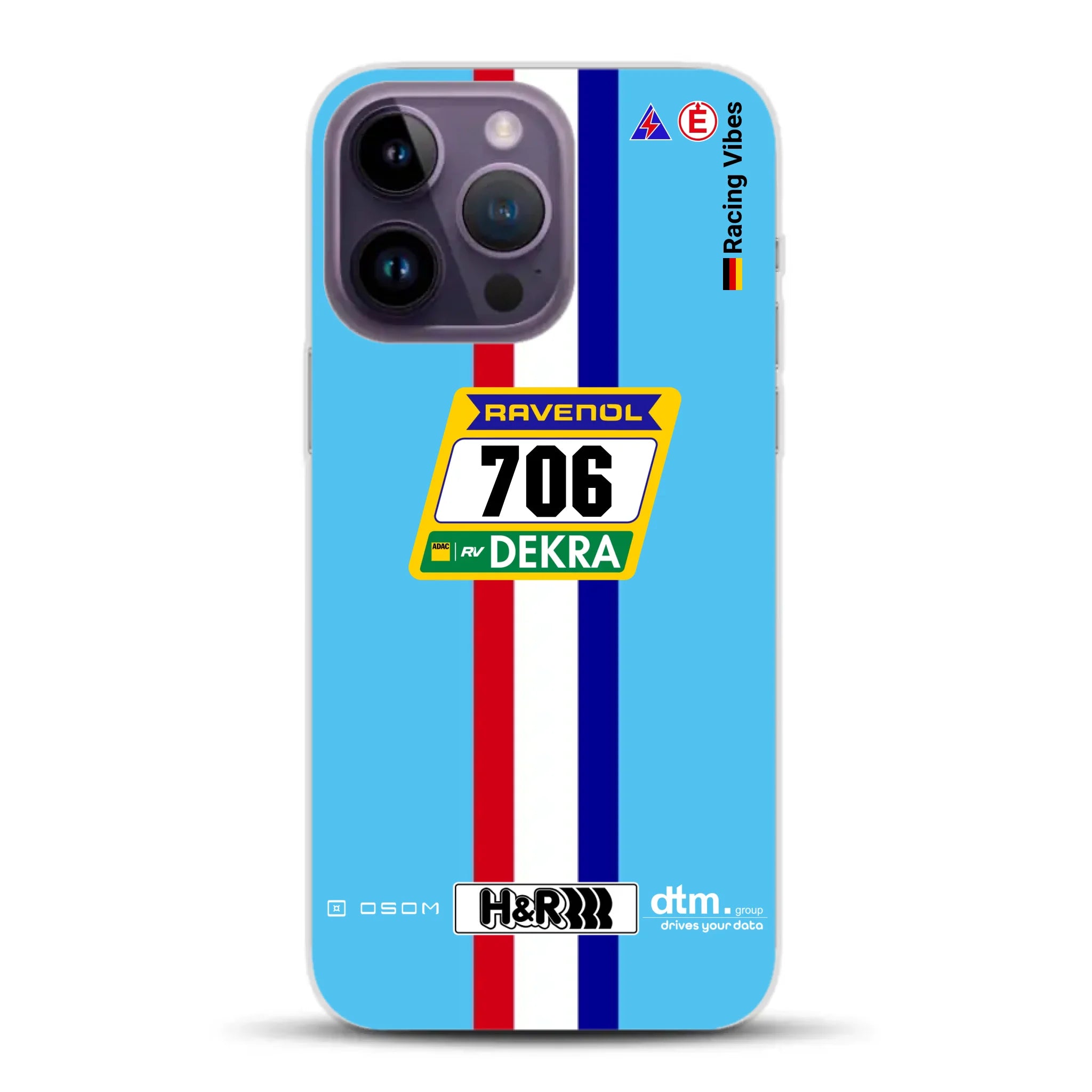 Glickenhaus SCG004c Nürburgring 2024 Livery - Personnalisé coque pour iPhone