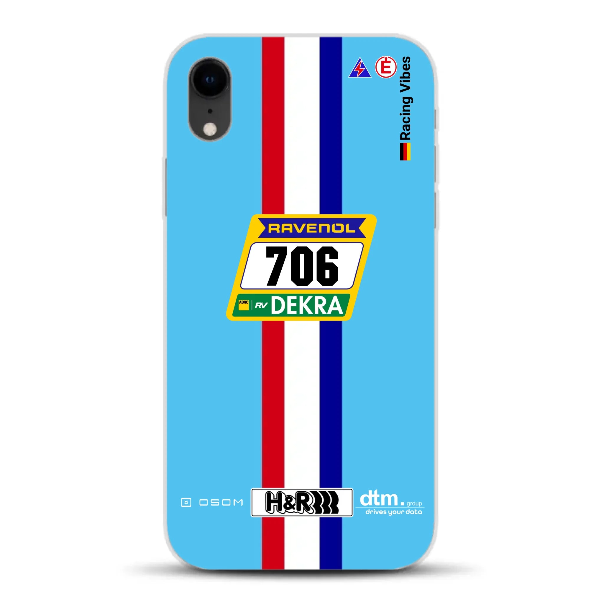 Glickenhaus SCG004c Nürburgring 2024 Livery - Custodia per cellulare personalizzata per iPhone
