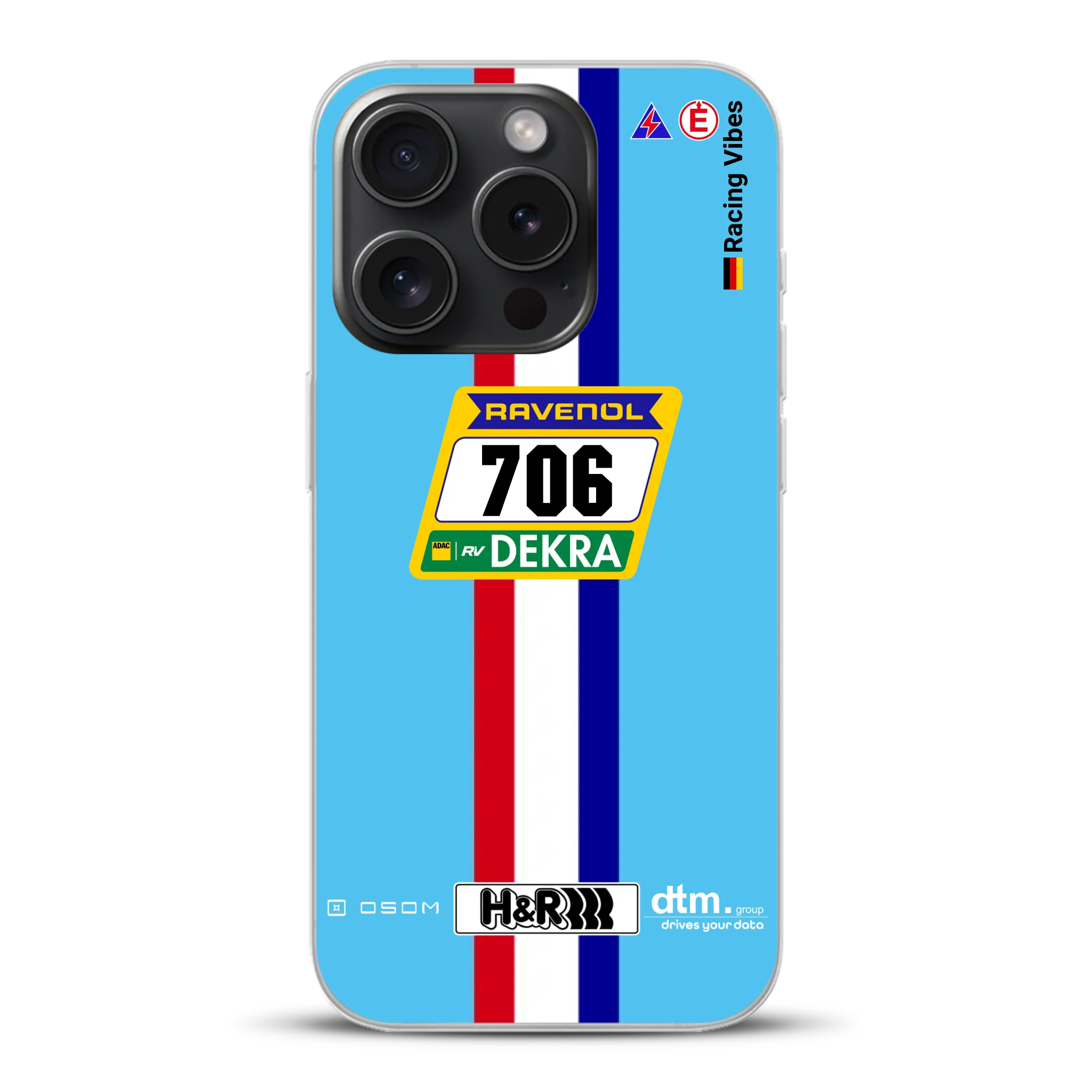Glickenhaus SCG004c Nürburgring 2024 Livery - Custodia per cellulare personalizzata per iPhone