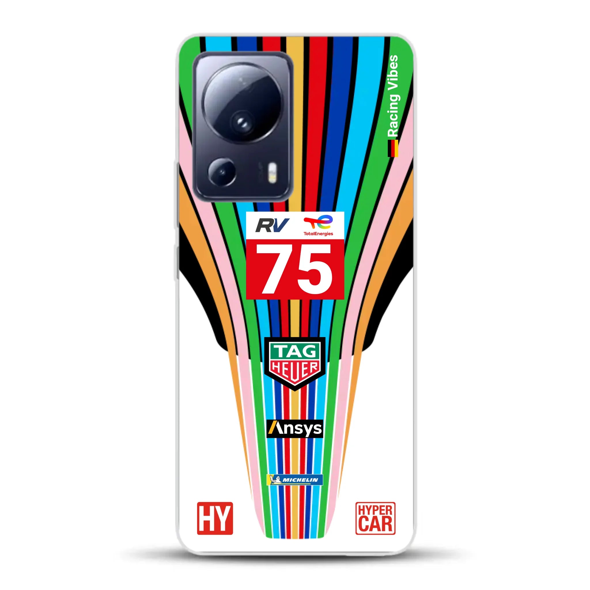 Porsche 963 #75 2023 Livery - Custodia per cellulare personalizzata per Xiaomi