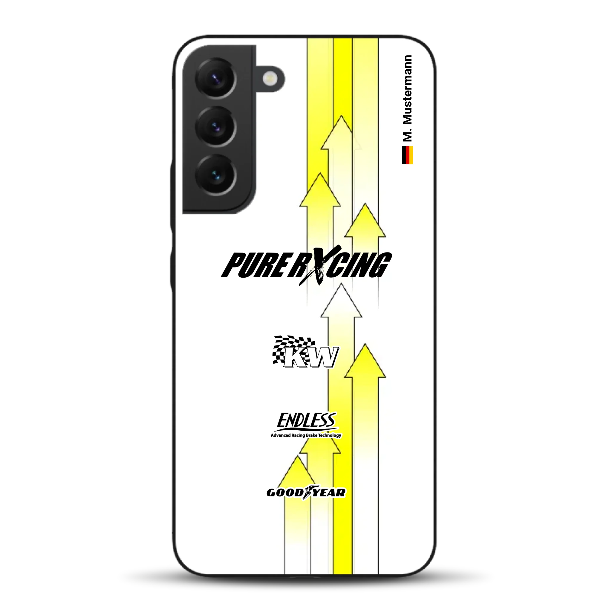 Grellino Porsche GT Livery - Personnalisé coque pour Samsung