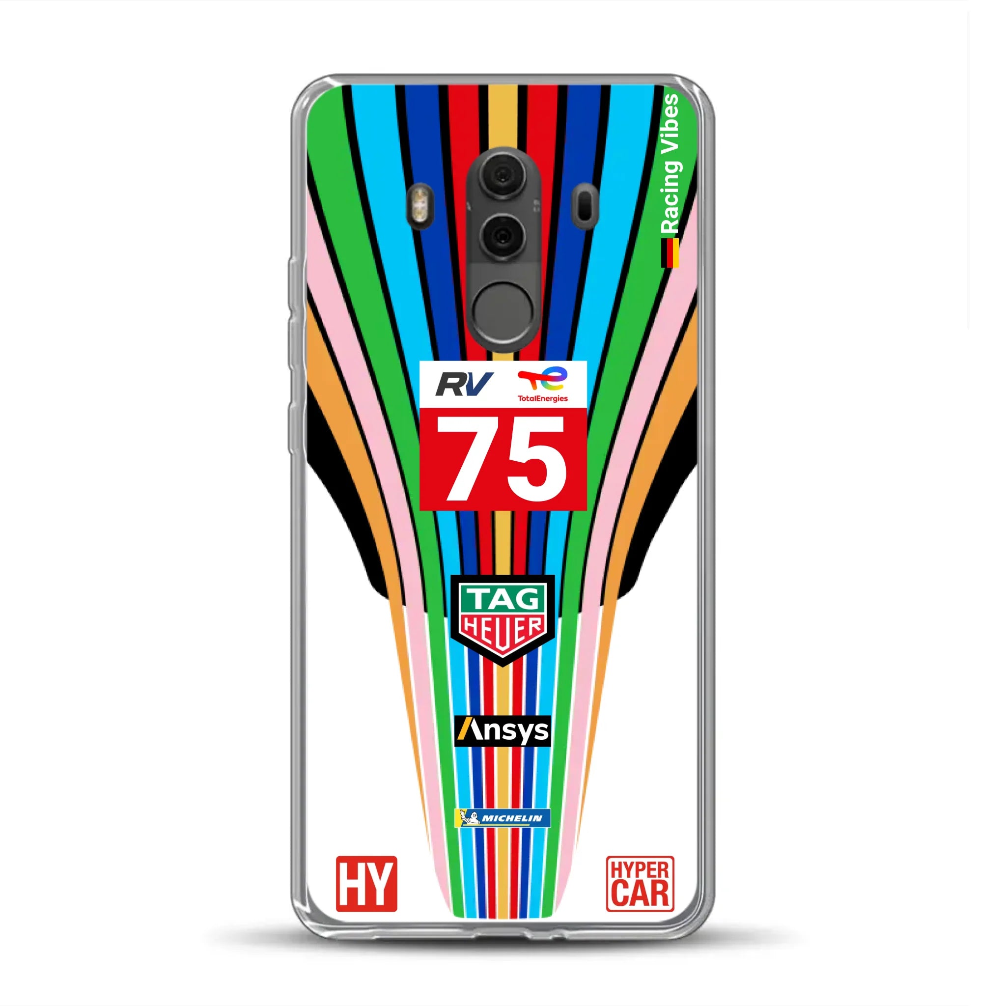 Porsche 963 #75 2023 Livery - Custodia per cellulare personalizzata per Huawei