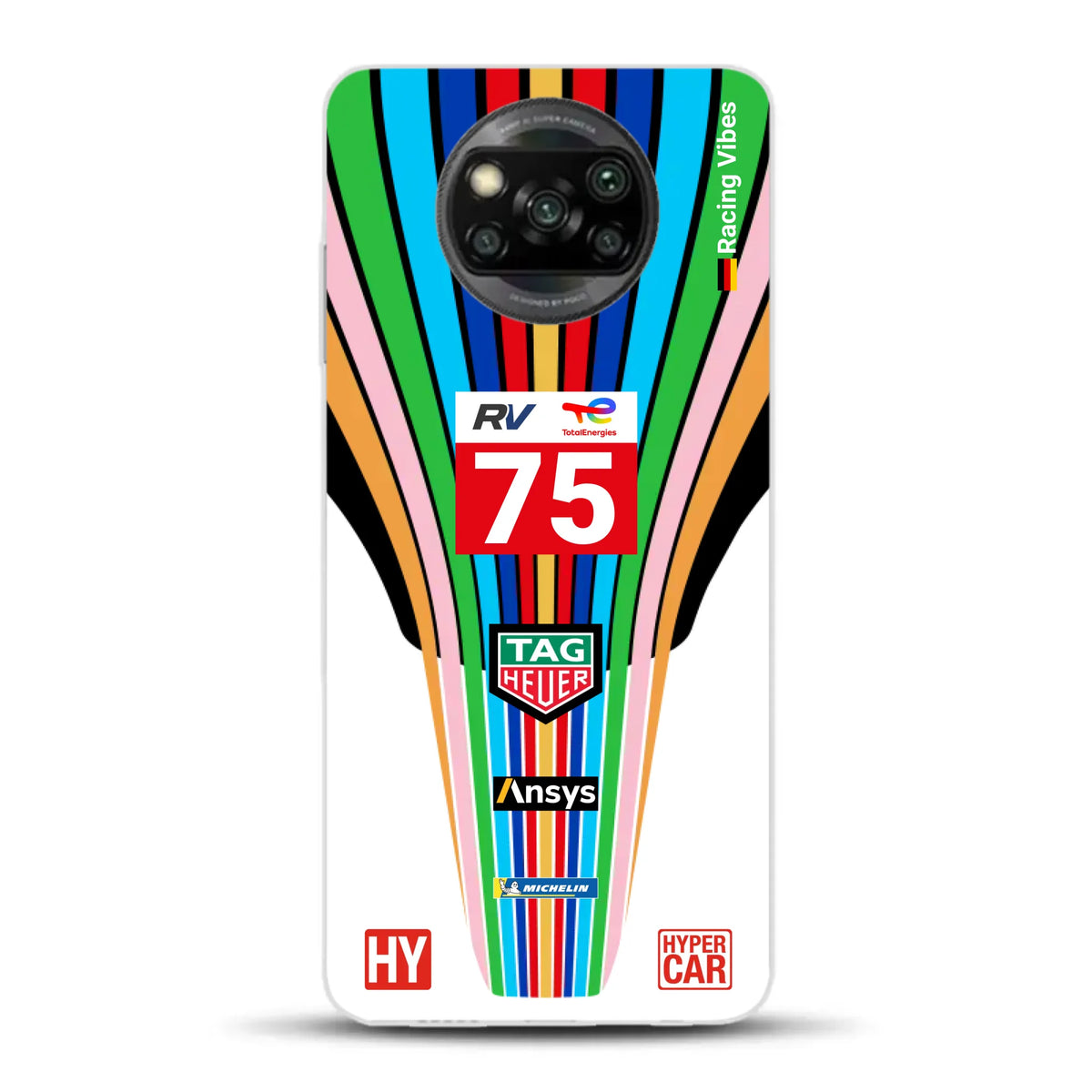 Porsche 963 #75 2023 Livery - Individuelle Handyhülle für Xiaomi
