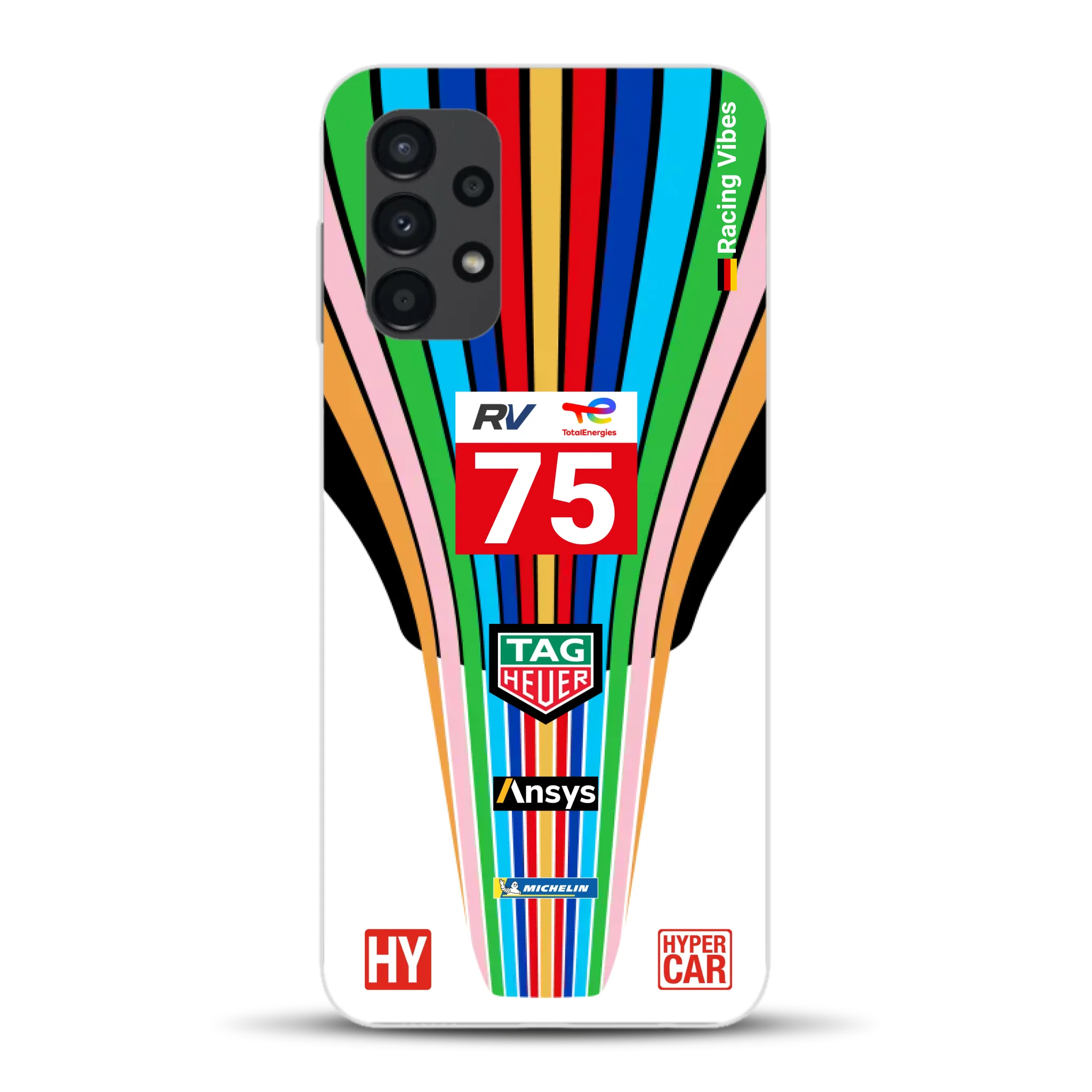 Porsche 963 #75 2023 Livery - Custodia per cellulare personalizzata per Samsung