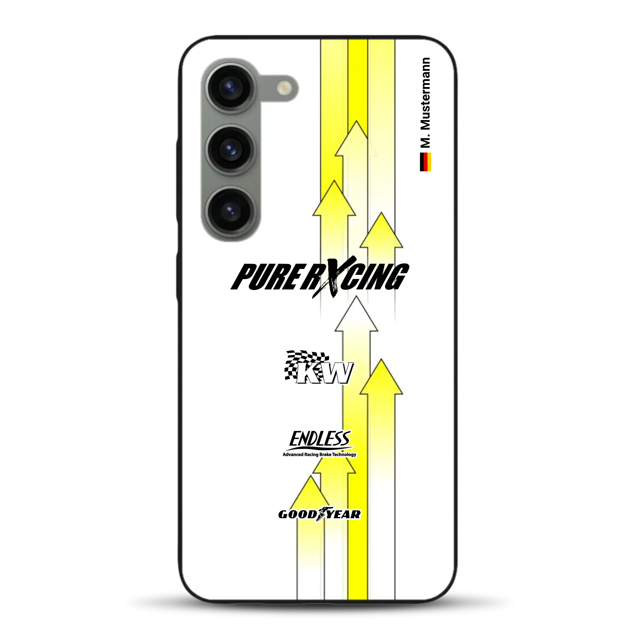 Grellino Porsche GT Livery - Custom phone case for Samsung