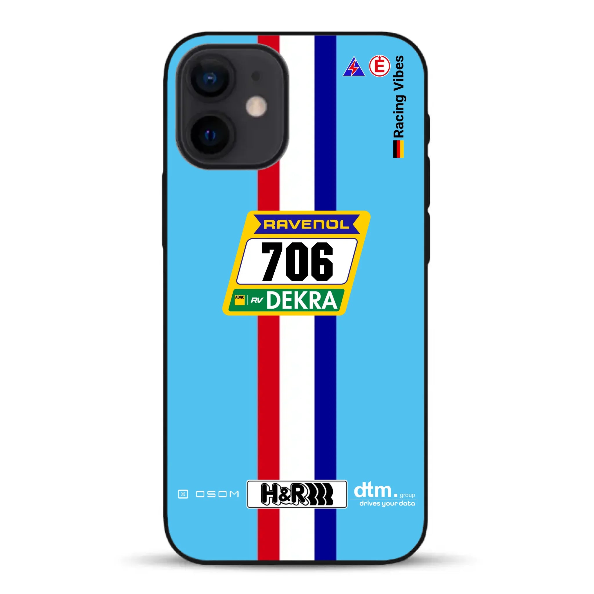 Glickenhaus SCG004c Nürburgring 2024 Livery - Custodia per cellulare personalizzata per iPhone