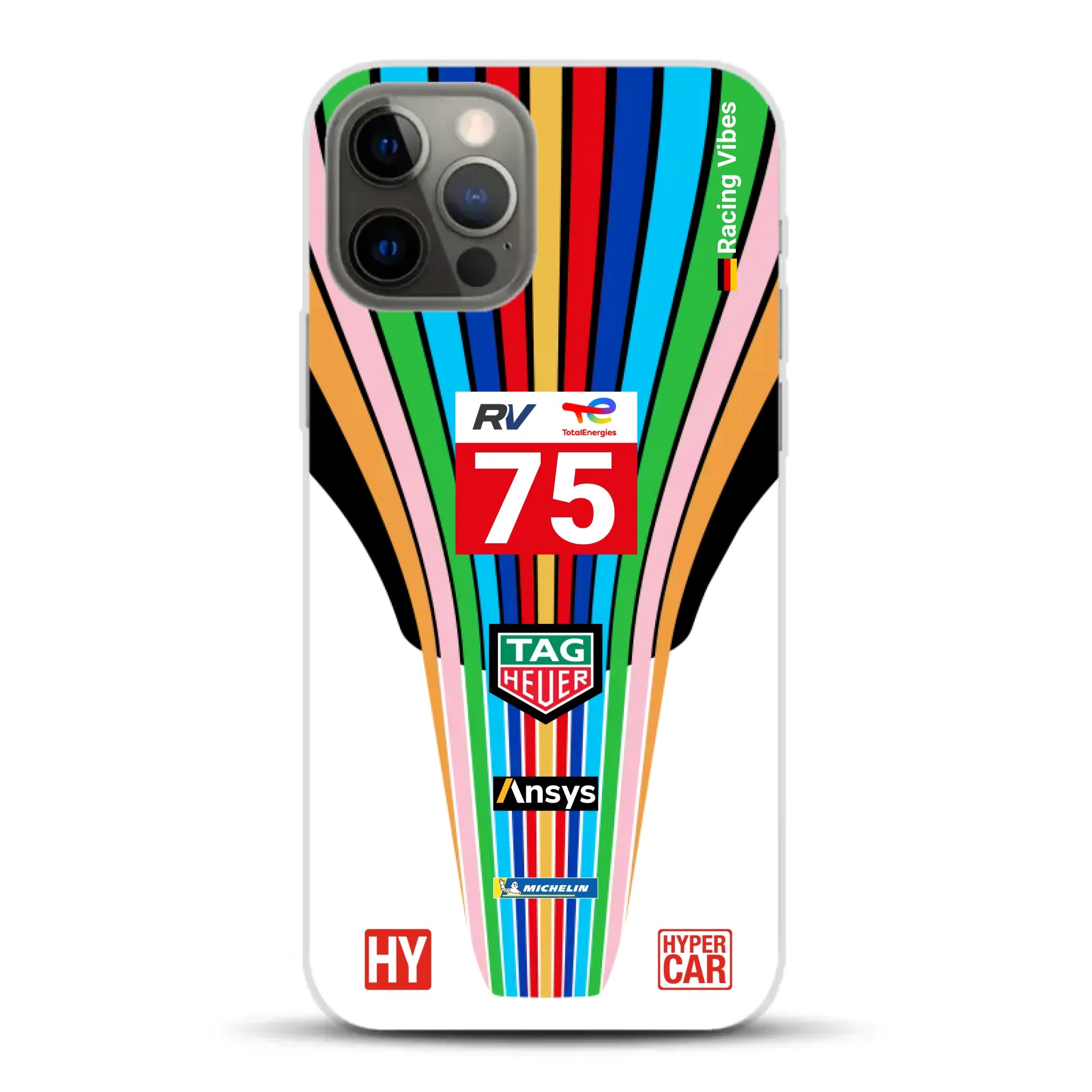 Porsche 963 #75 2023 Livery - Custodia per cellulare personalizzata per iPhone