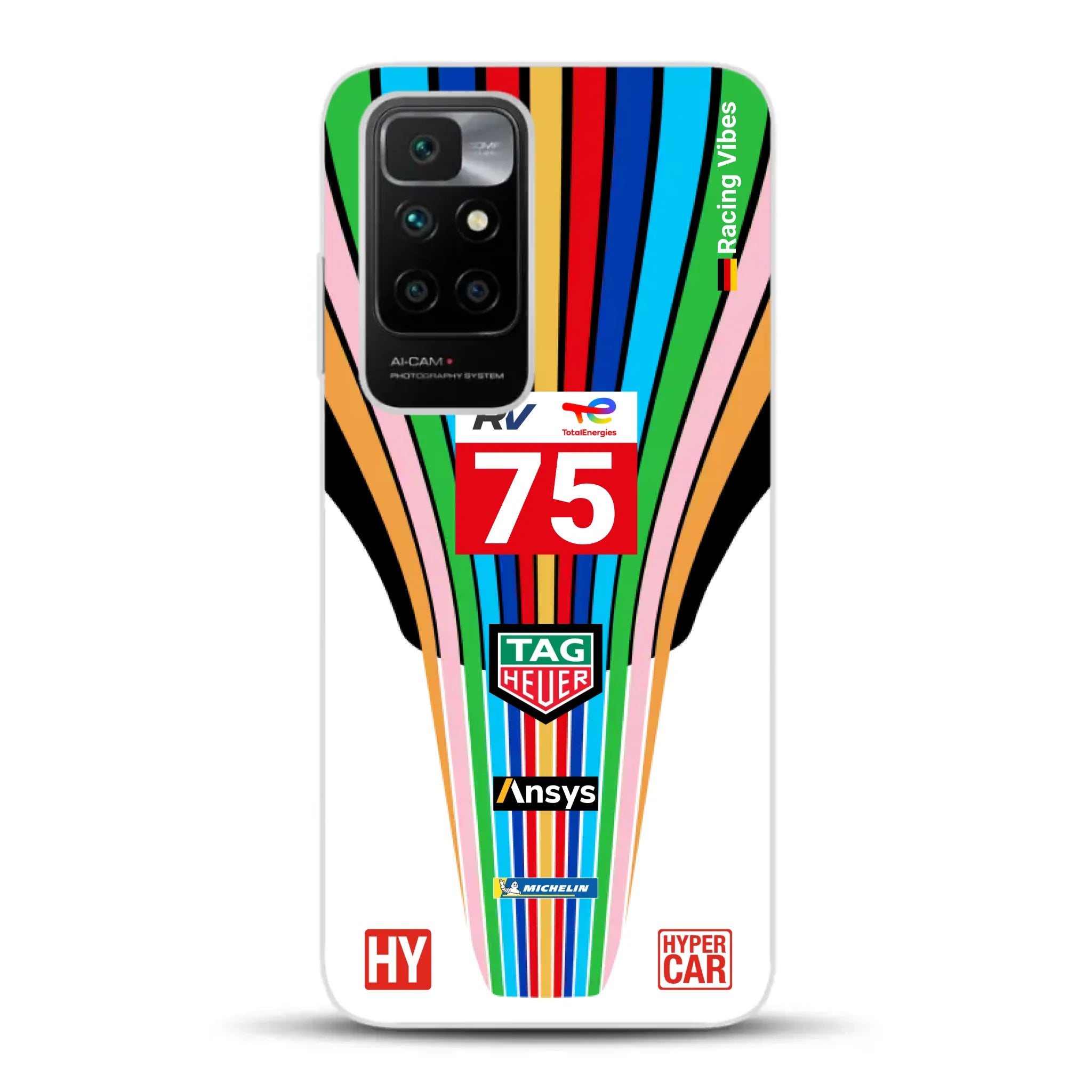Porsche 963 #75 2023 Livery - Custodia per cellulare personalizzata per Xiaomi