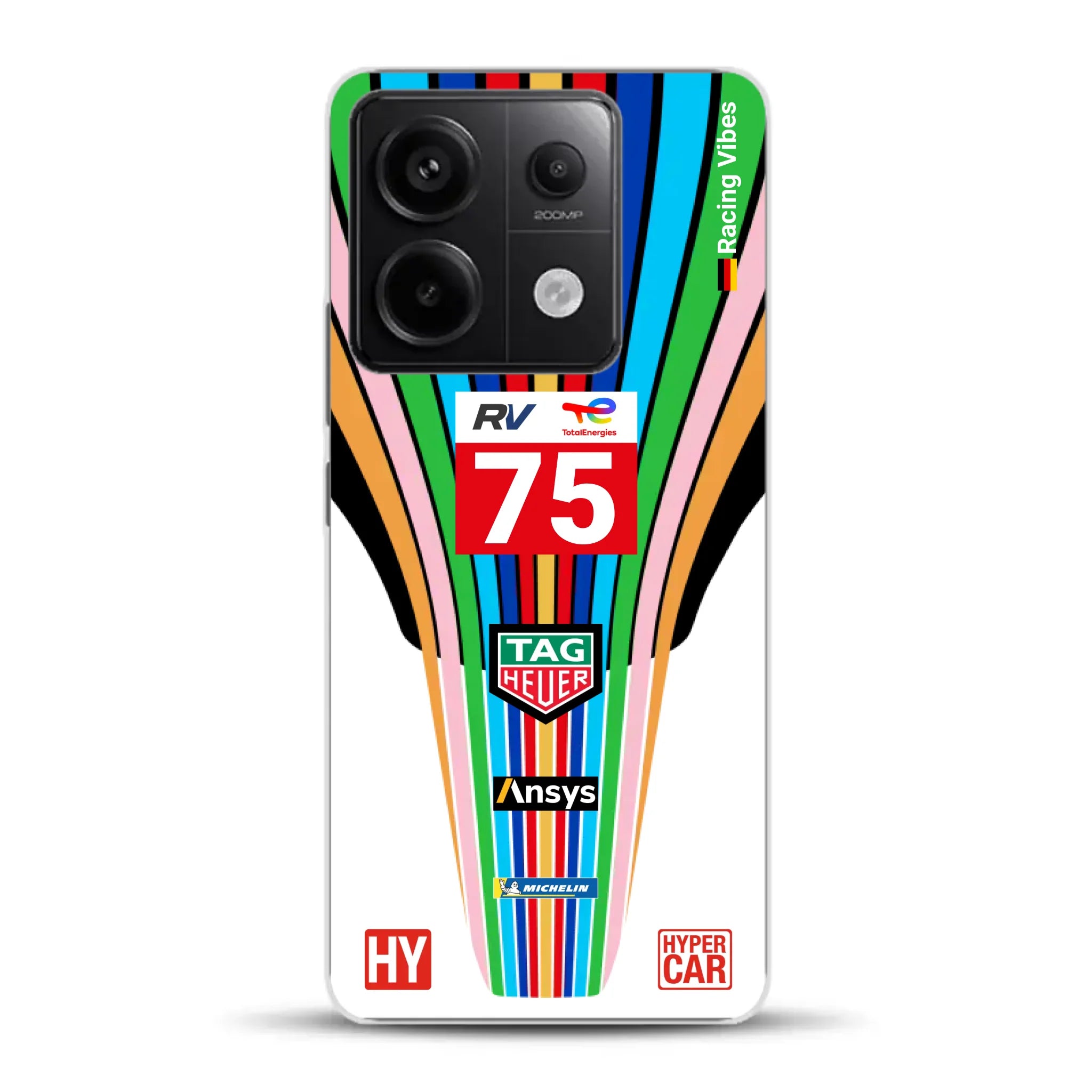Porsche 963 #75 2023 Livery - Individuelle Handyhülle für Xiaomi