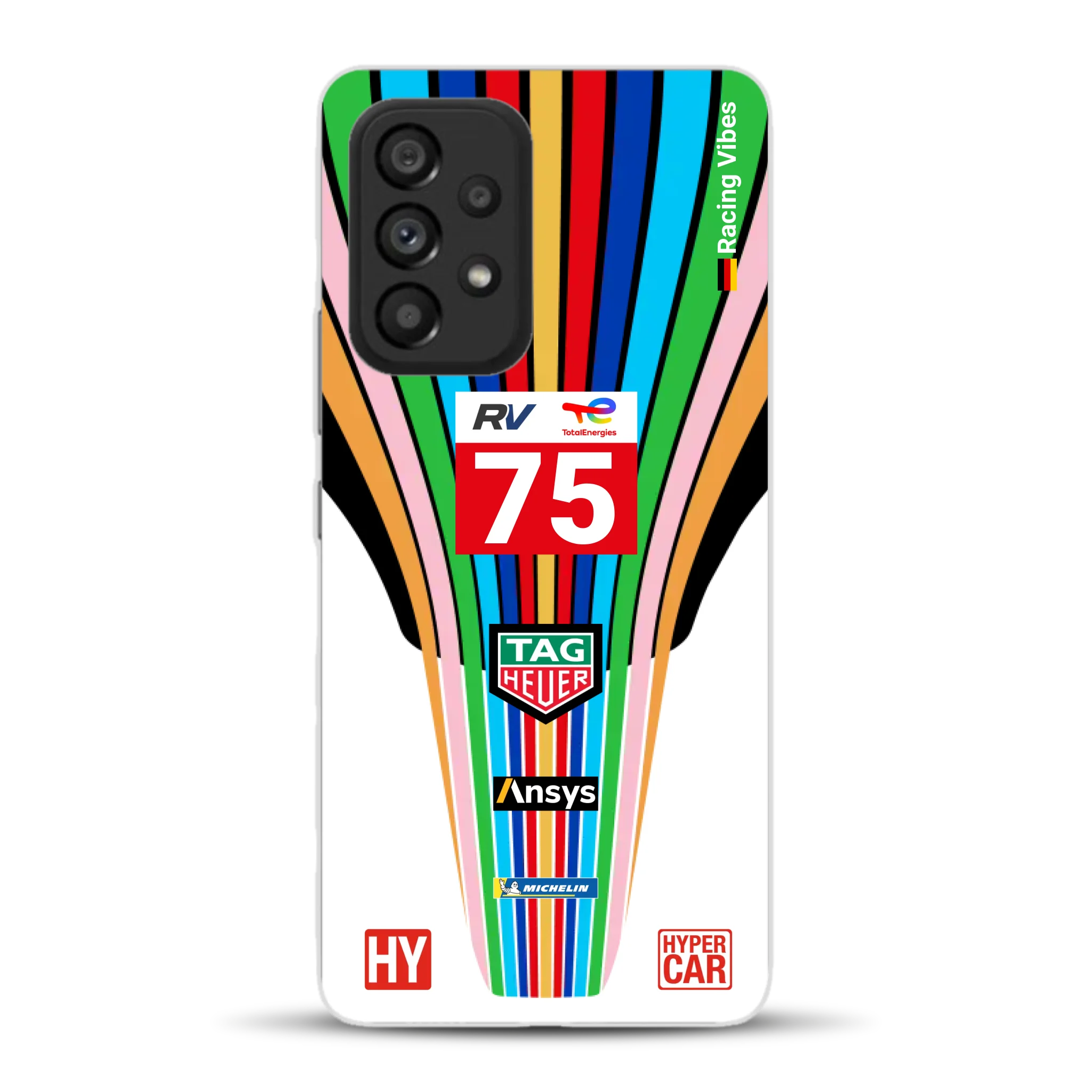 Porsche 963 #75 2023 Livery - Custodia per cellulare personalizzata per Samsung