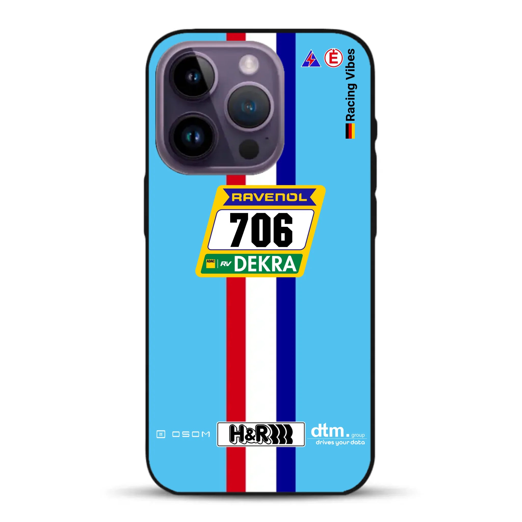 Glickenhaus SCG004c Nürburgring 2024 Livery - Personnalisé coque pour iPhone