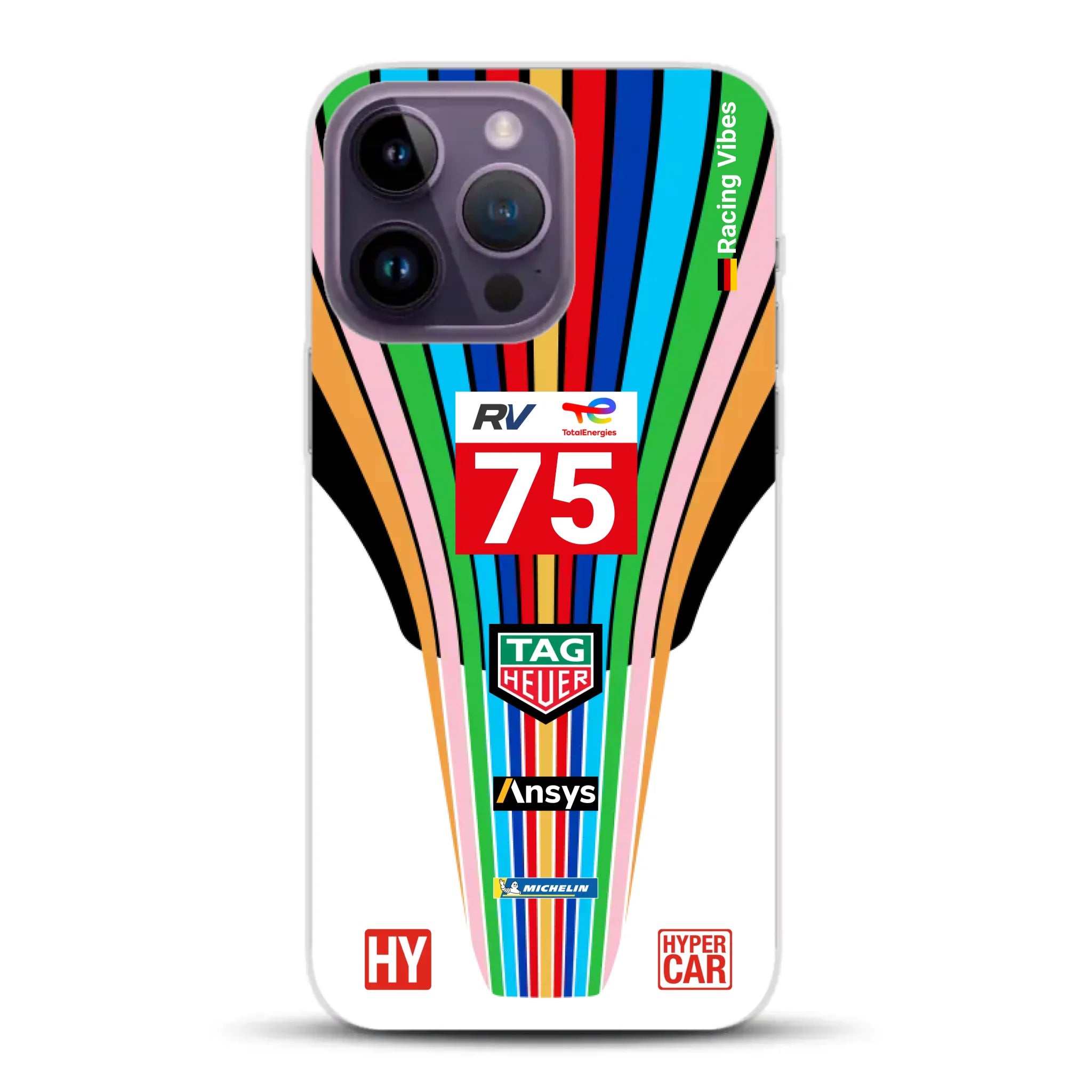 Porsche 963 #75 2023 Livery - Custodia per cellulare personalizzata per iPhone