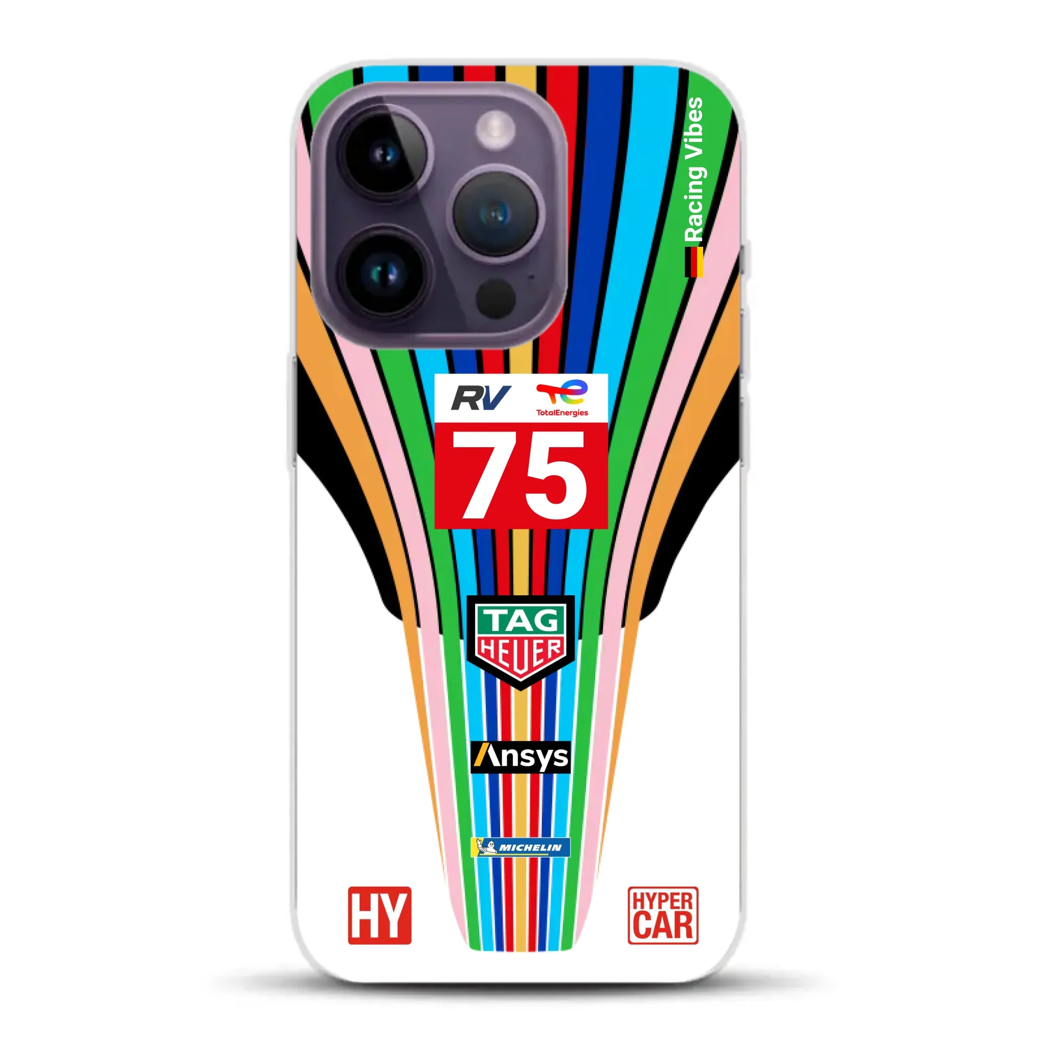 Porsche 963 #75 2023 Livery - Custodia per cellulare personalizzata per iPhone