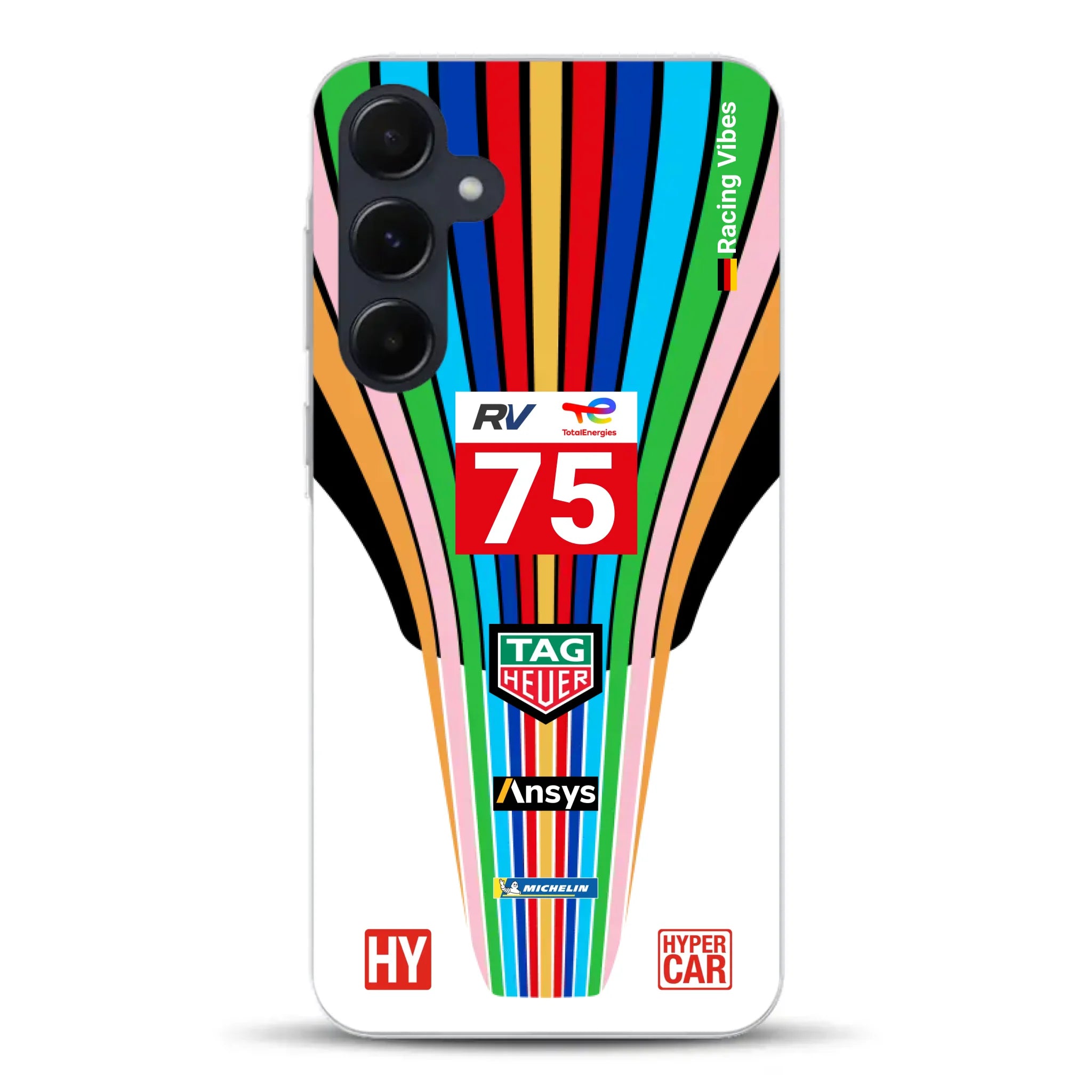 Porsche 963 #75 2023 Livery - Custodia per cellulare personalizzata per Samsung