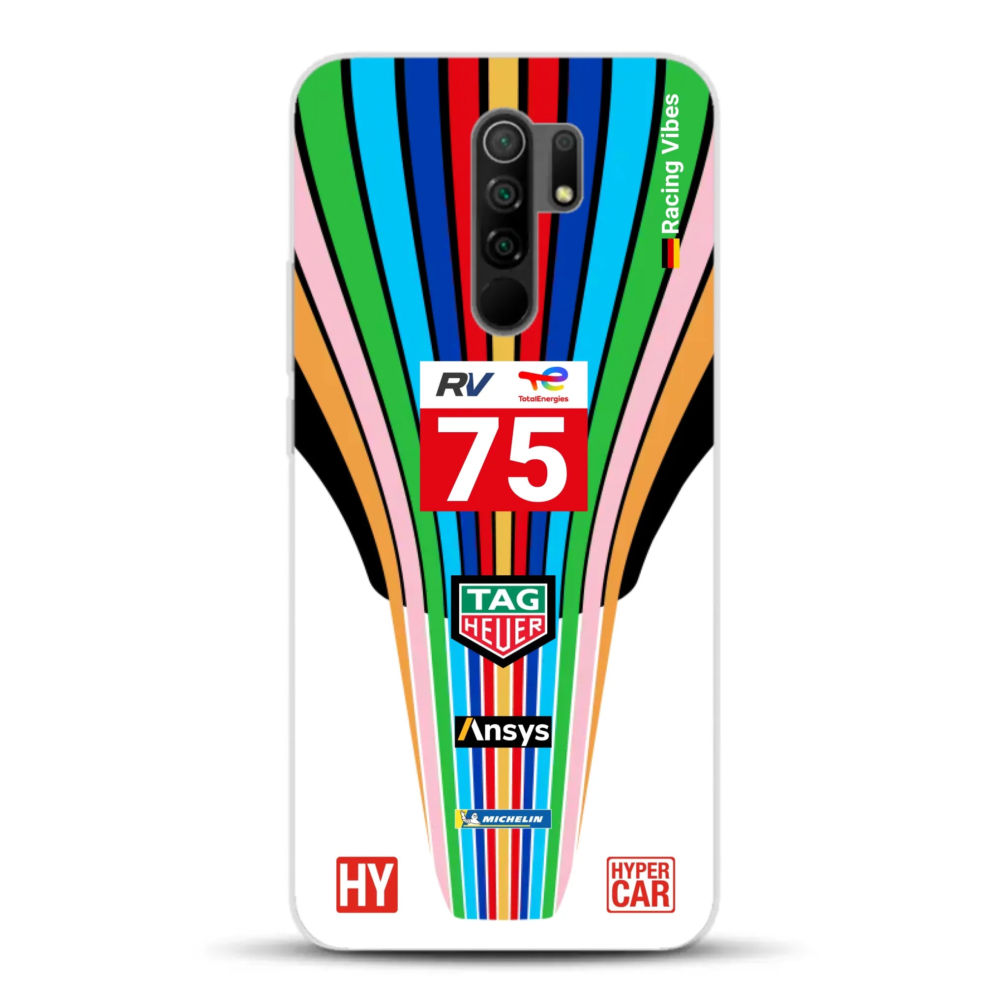 Porsche 963 #75 2023 Livery - Custodia per cellulare personalizzata per Xiaomi