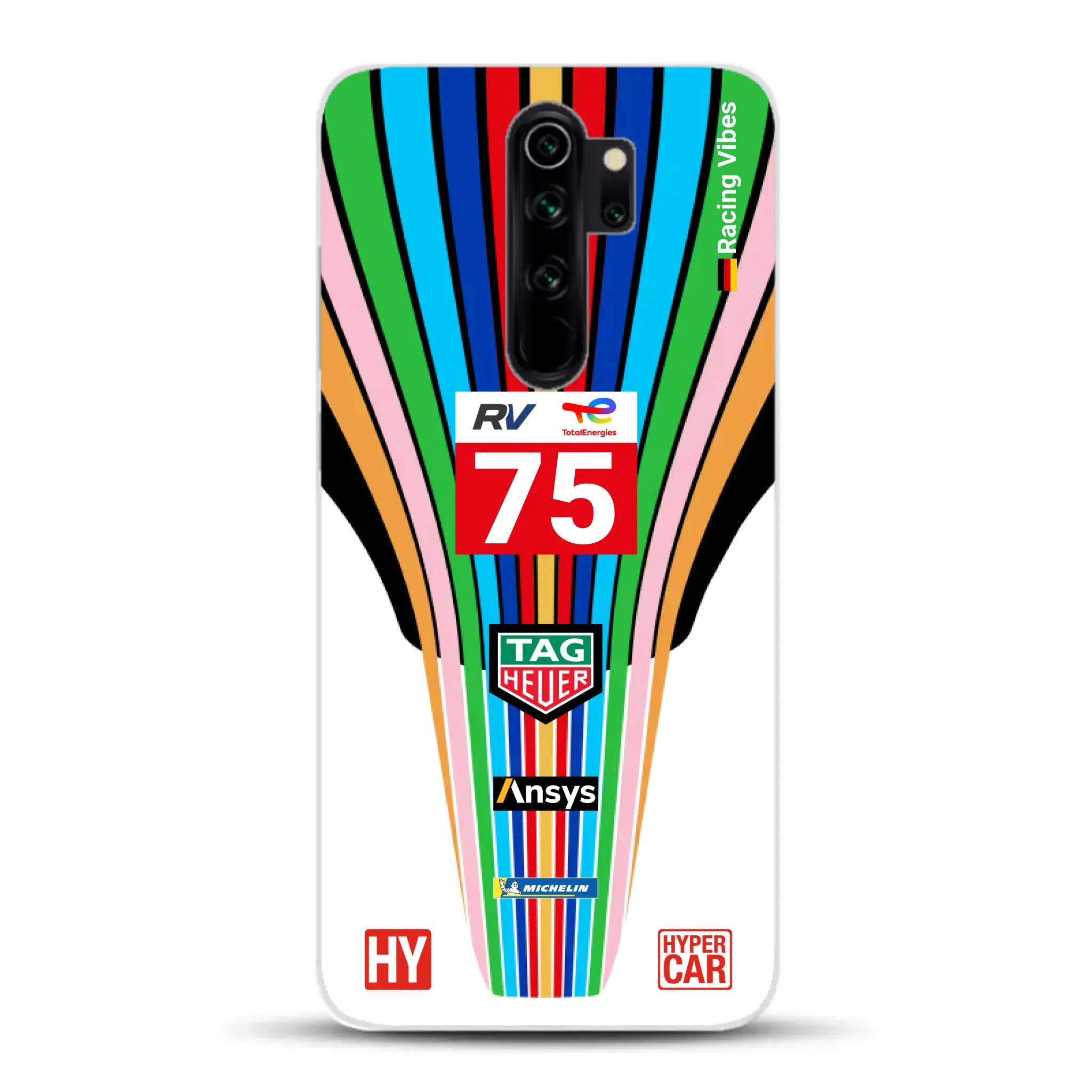 Porsche 963 #75 2023 Livery - Custodia per cellulare personalizzata per Xiaomi