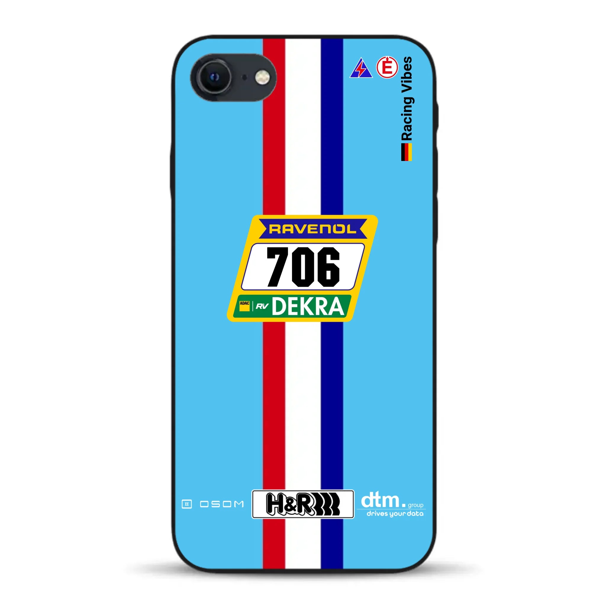 Glickenhaus SCG004c Nürburgring 2024 Livery - Custodia per cellulare personalizzata per iPhone